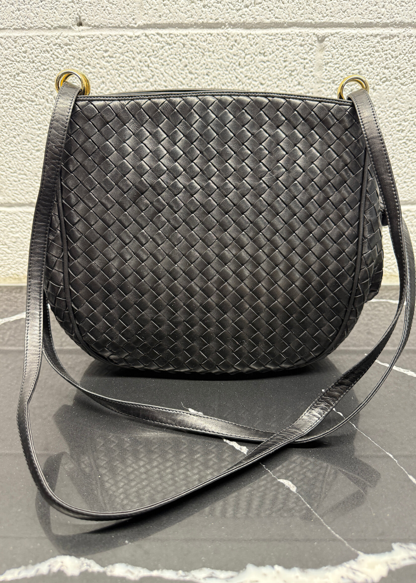 Bottega Veneta Intrecciato Vintage Handbag As Is