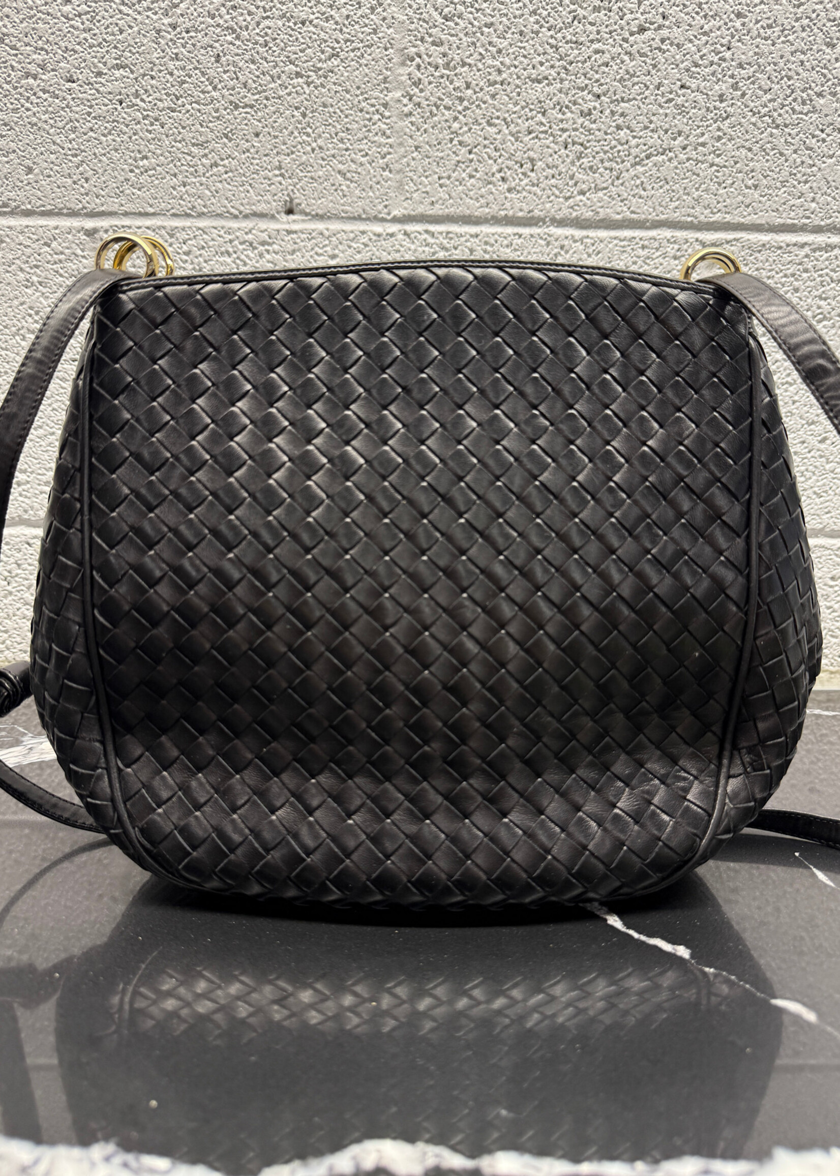 Bottega Veneta Intrecciato Vintage Handbag As Is