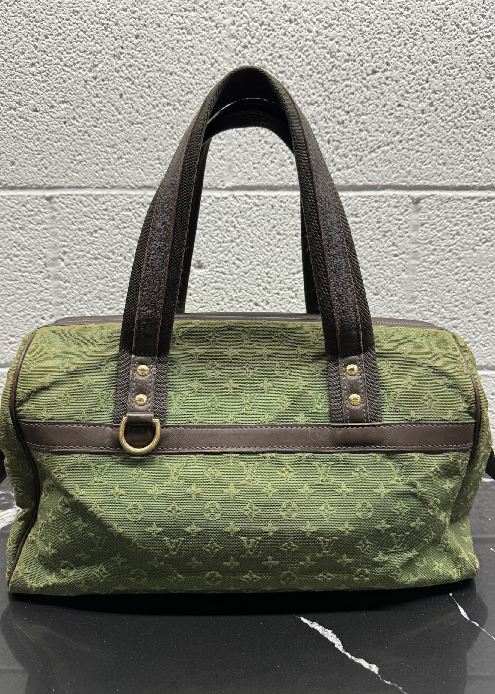 Louis Vuitton 2001 Josephine GM Canvas Bag