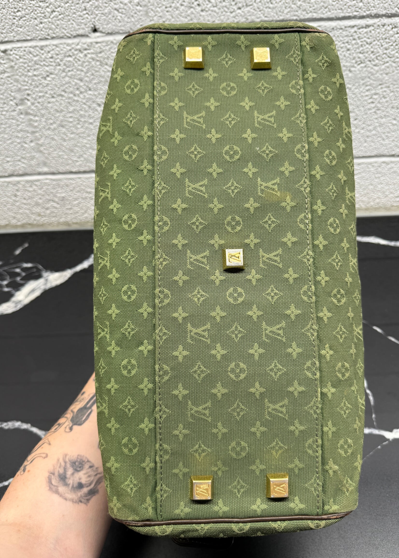 Louis Vuitton 2001 Josephine GM Canvas Bag