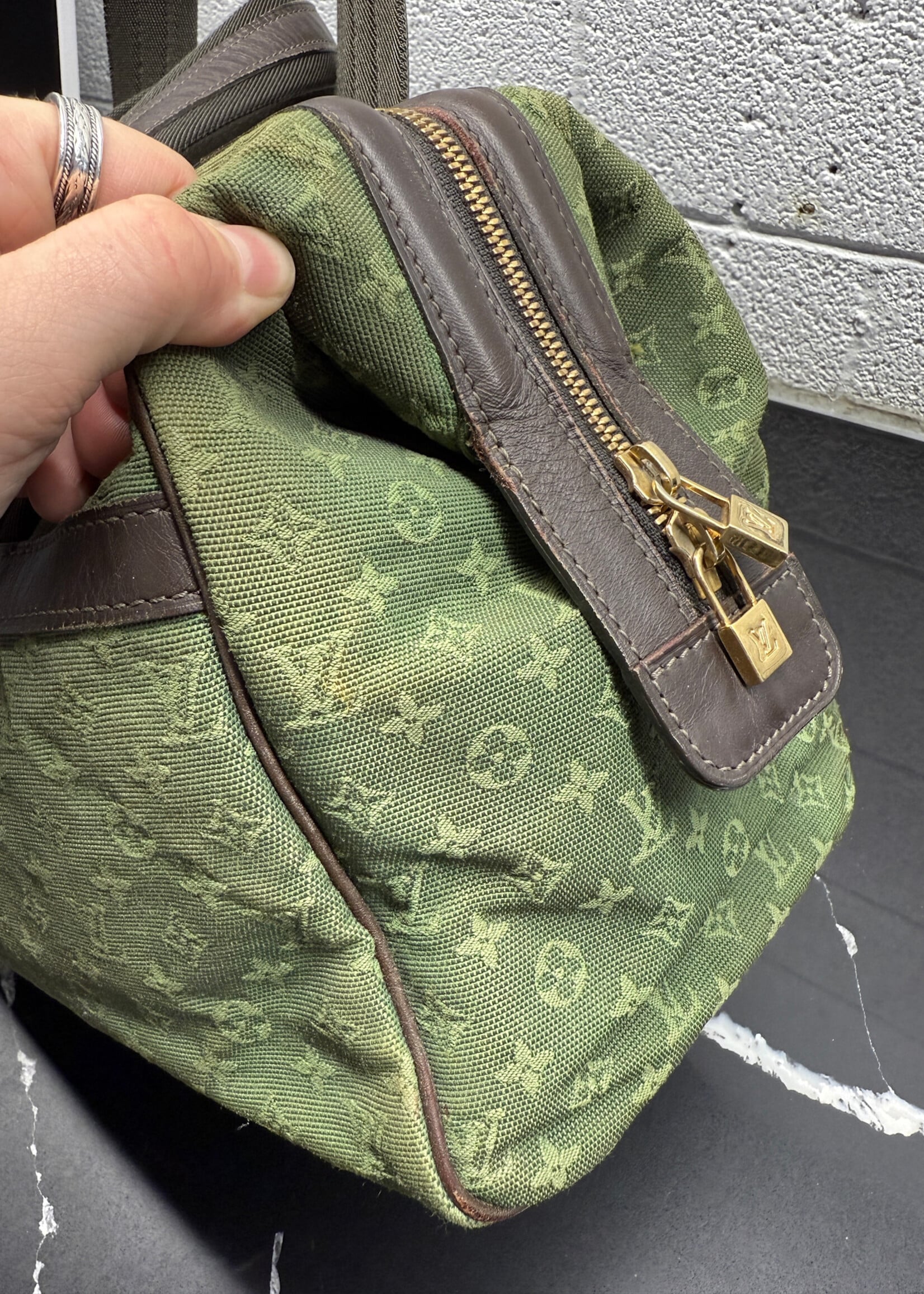 Louis Vuitton 2001 Josephine GM Canvas Bag