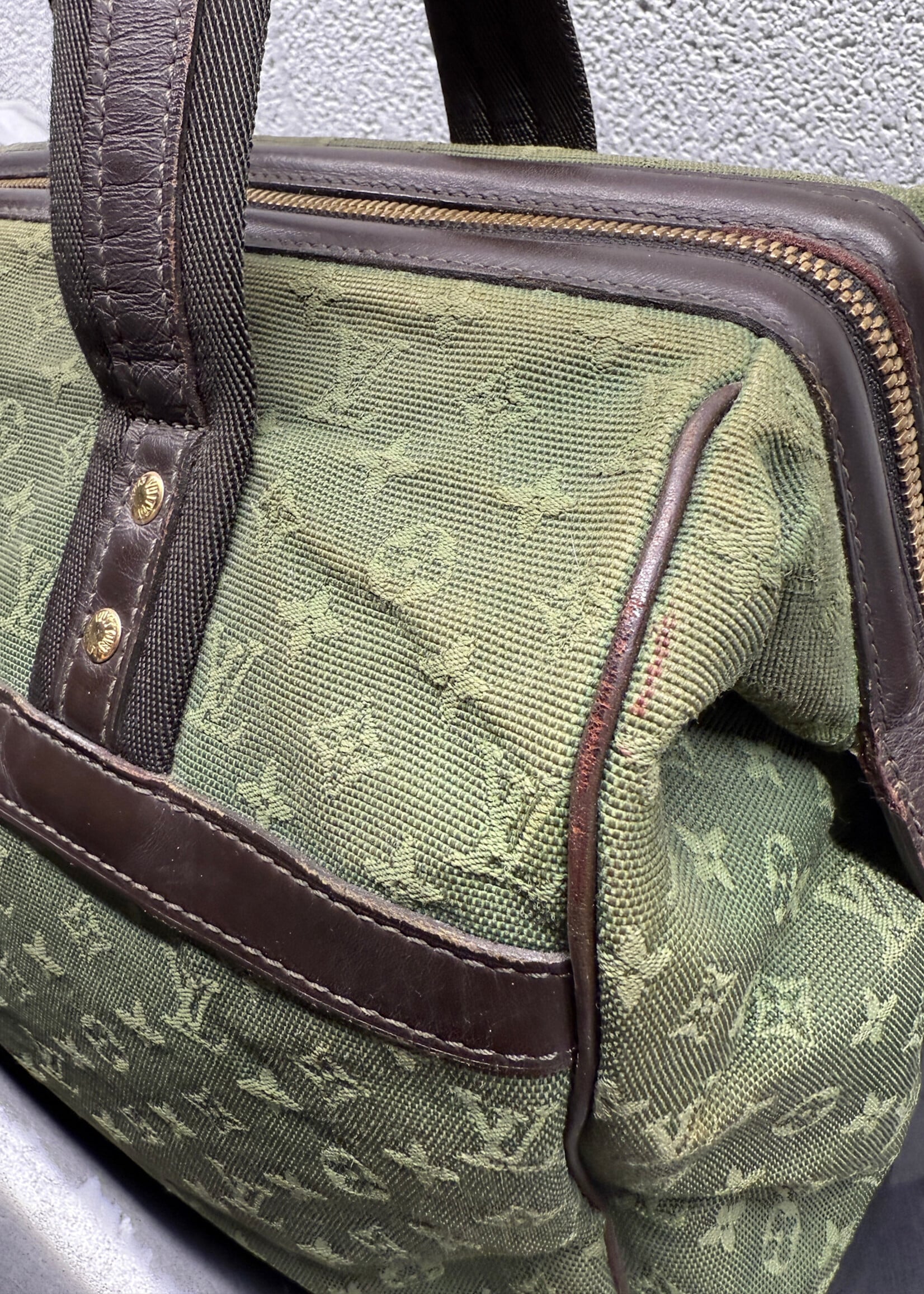 Louis Vuitton 2001 Josephine GM Canvas Bag