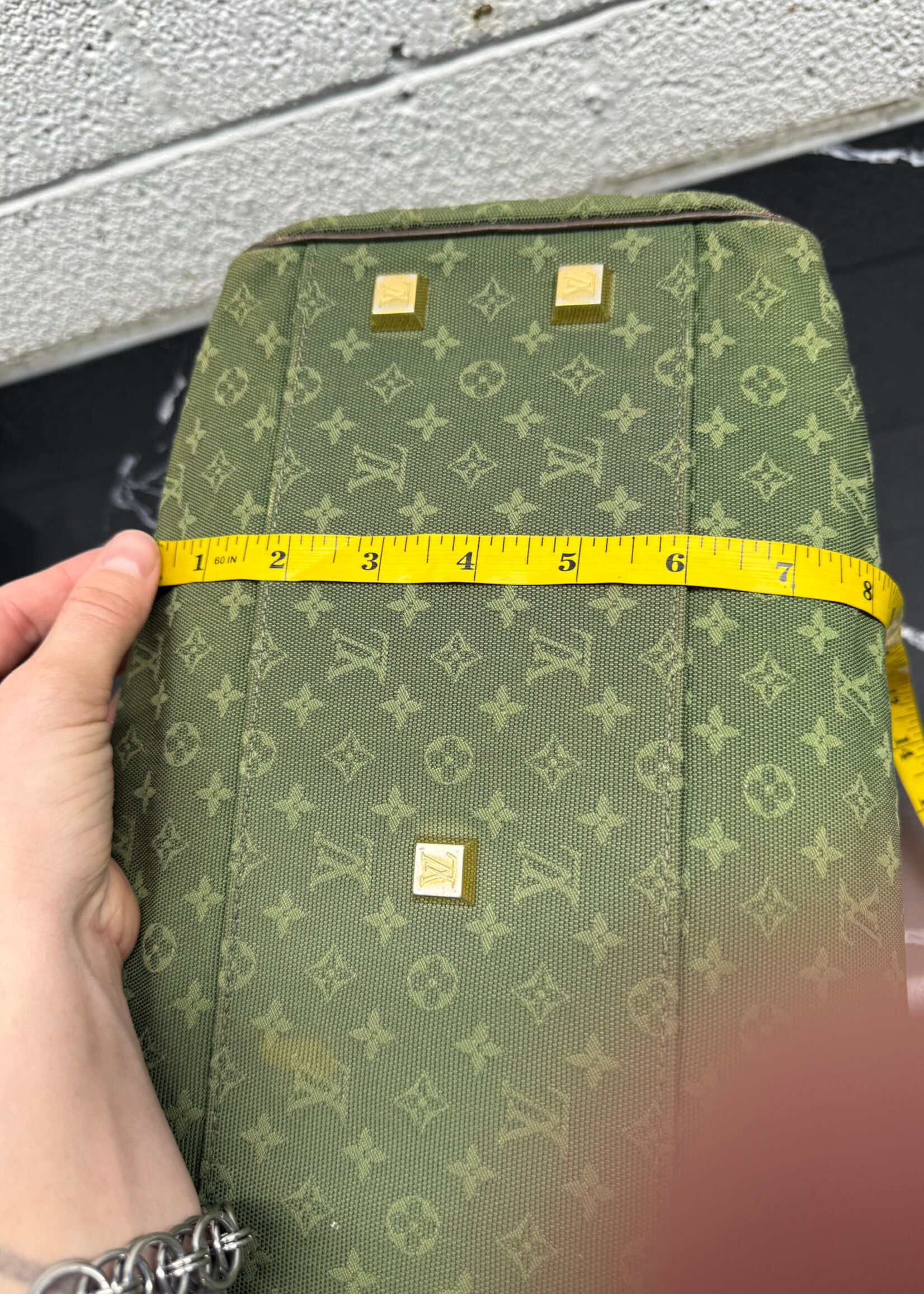 Louis Vuitton 2001 Josephine GM Canvas Bag