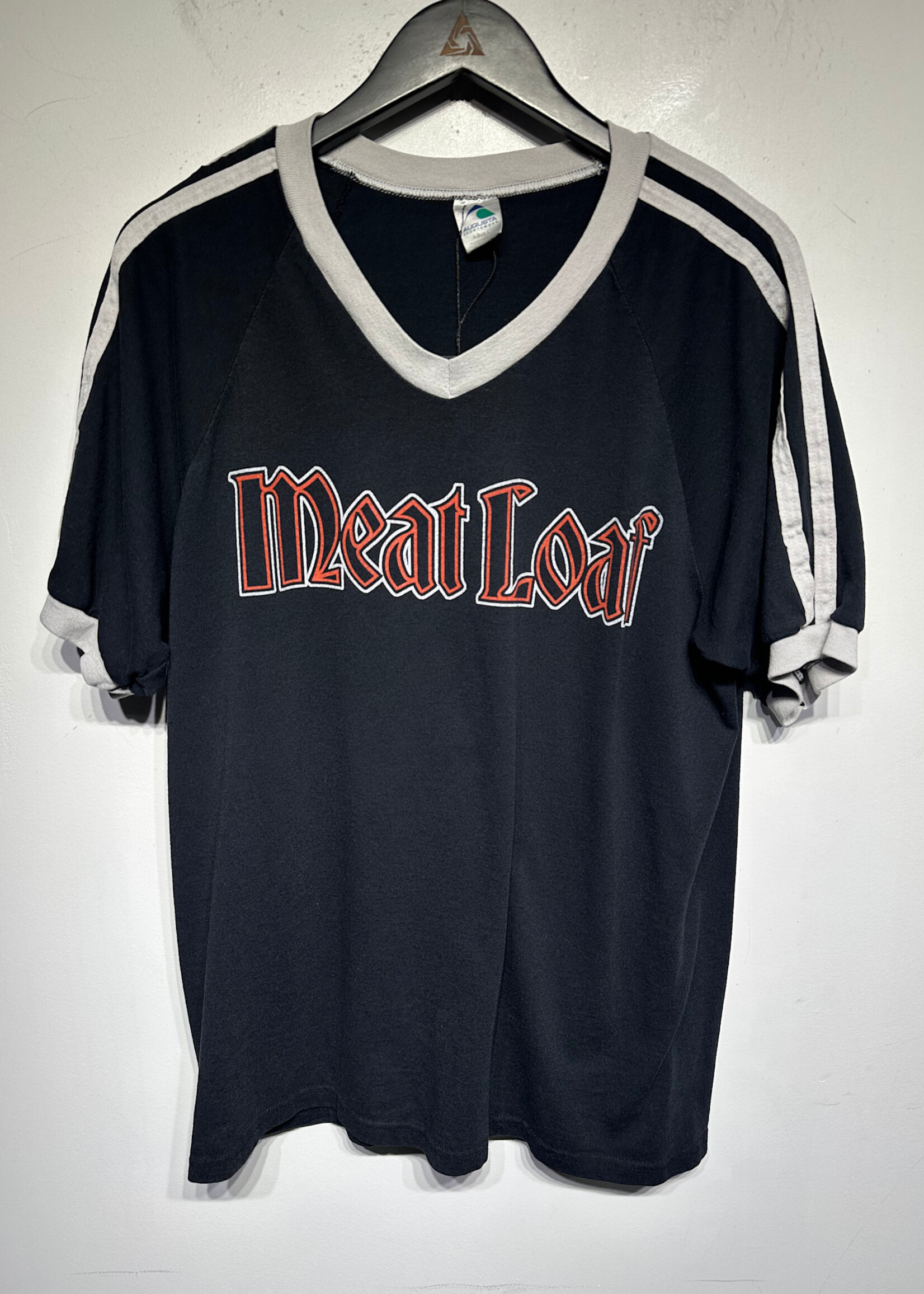 Meatloaf Black Bat Out of Hell Tee L
