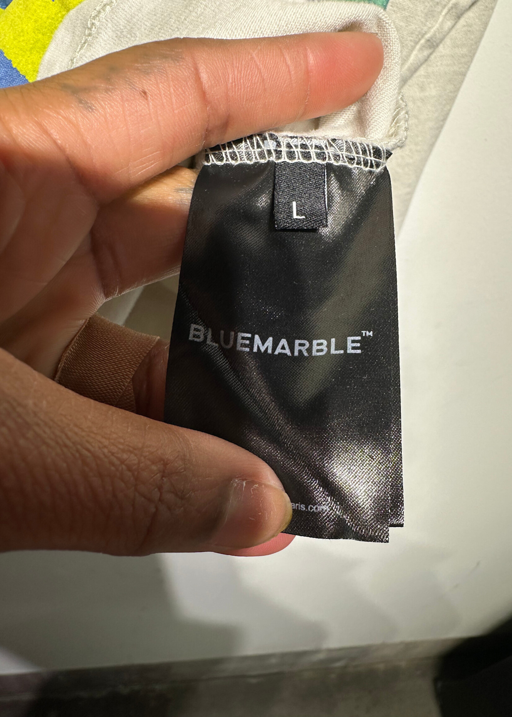 Blue Marble Patch LS L