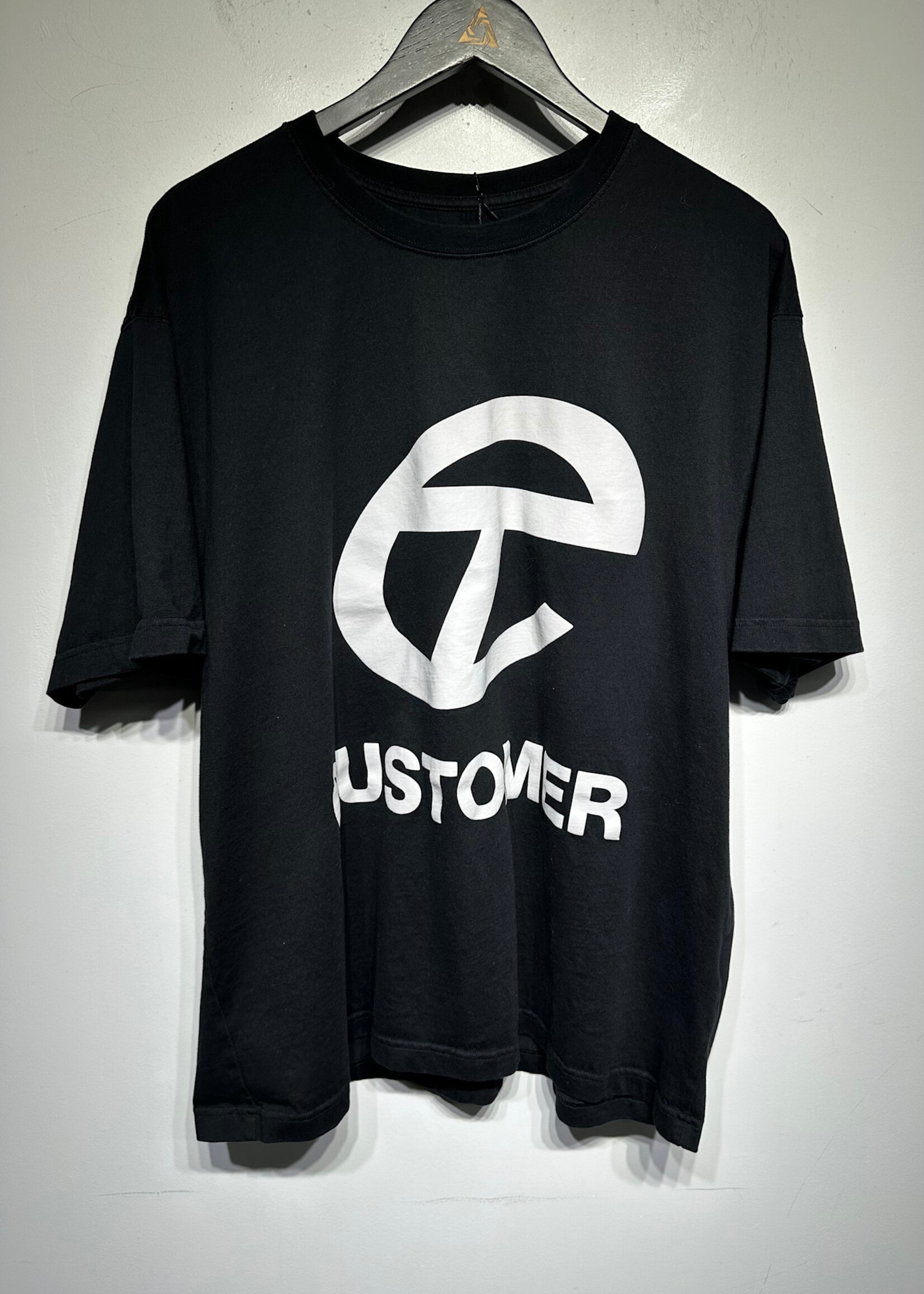 Telfar Black Logo Tee XL