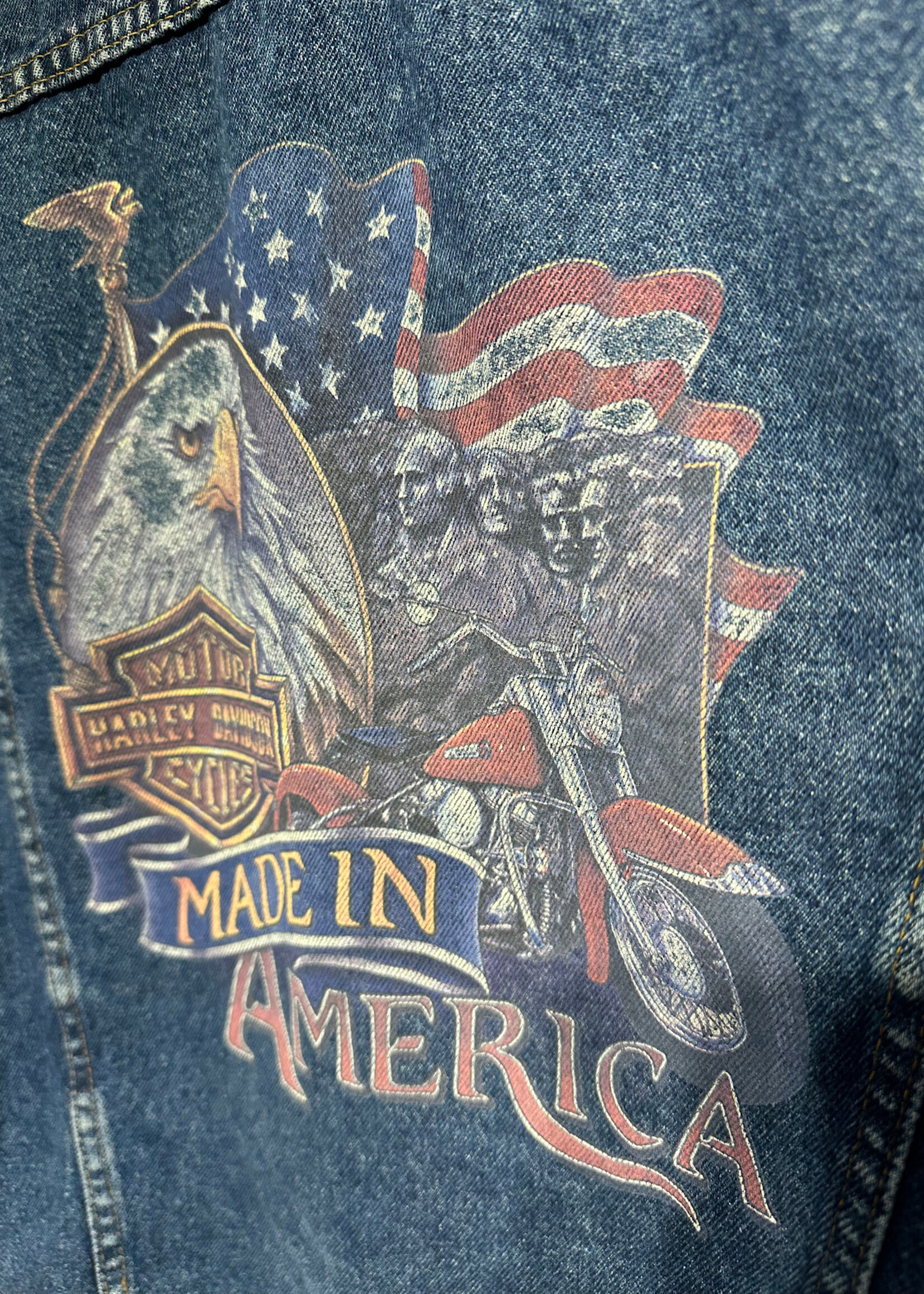 Harley Made In American Jean Jacket Masc S