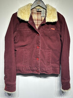 Roxy Jeans Dark Red Cord Jacket M