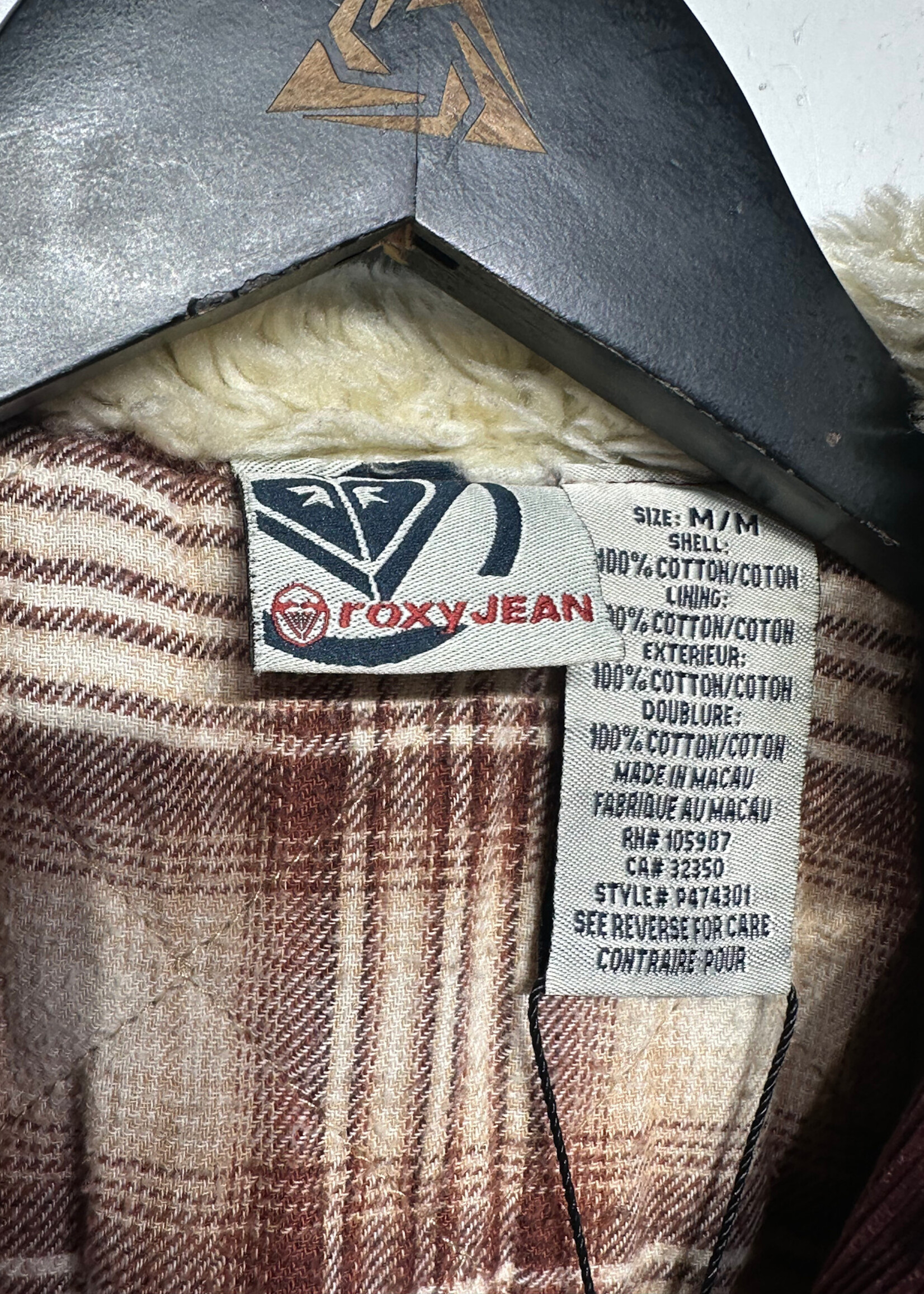 Roxy Jeans Dark Red Cord Jacket M