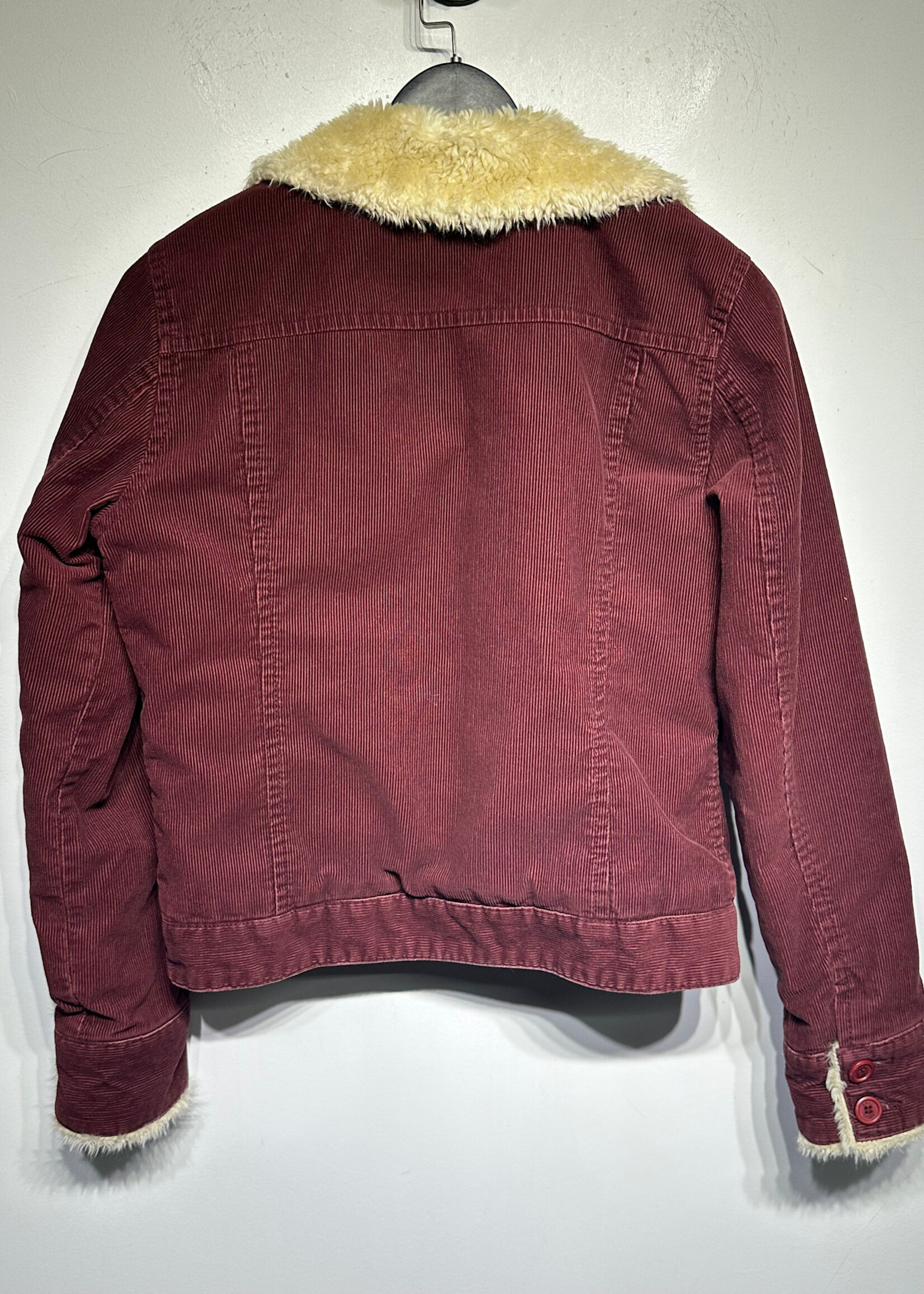 Roxy Jeans Dark Red Cord Jacket M