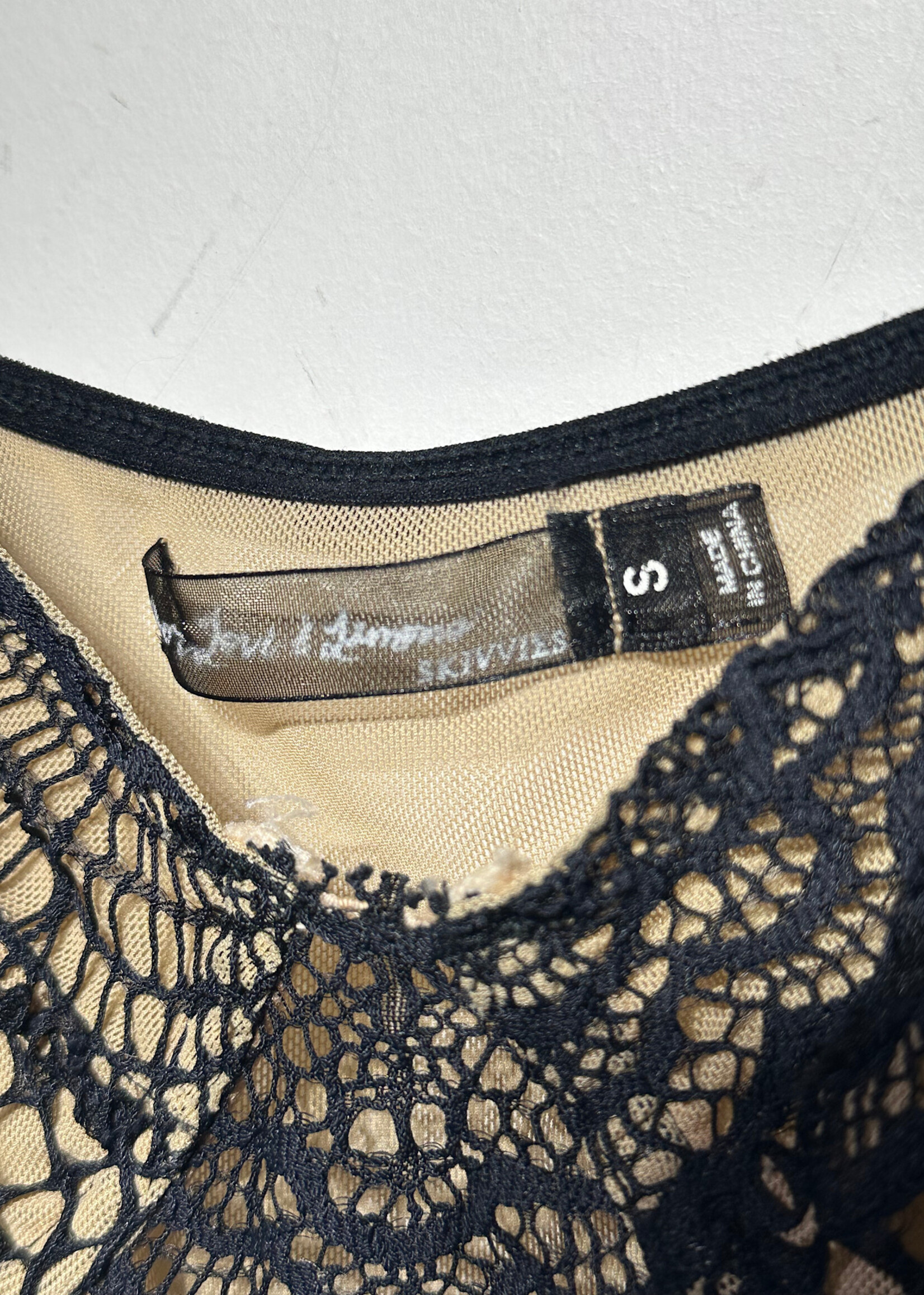 For The Love And Lemons Black Lace Bralette S