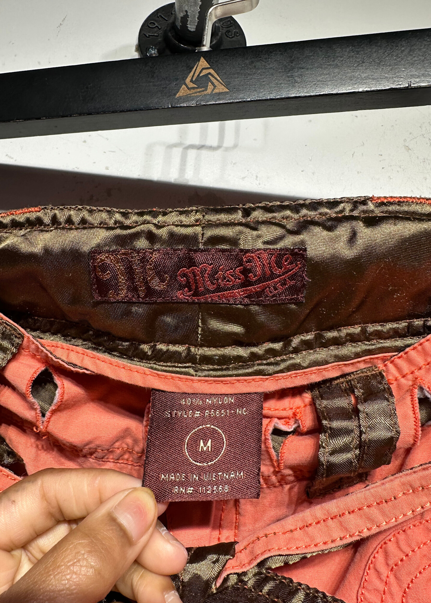 Miss Me Orange Multi Strap Cargos 28