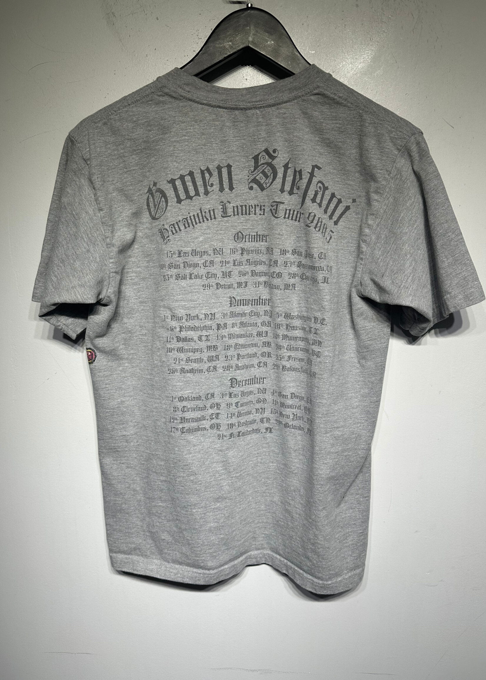 Gwen Stafani Grey Love Angel Music Tee Masc M