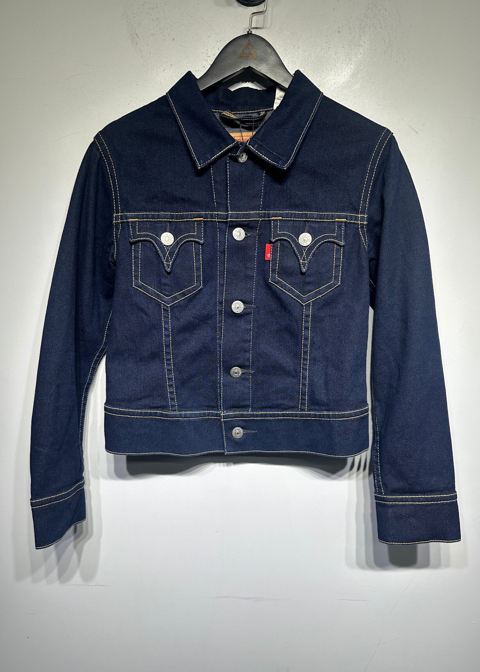 Levi's 00s Type 1 Dark Wash Repro Jacket Fem L