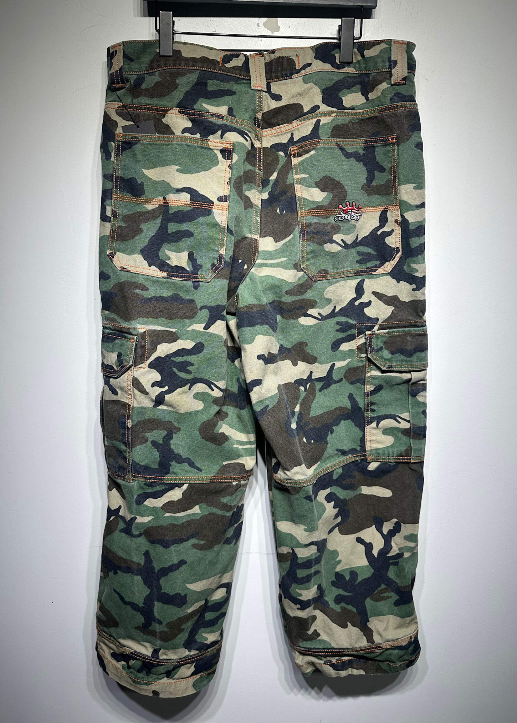 JNCO Modern Camo Wide Leg Cargo Pants Masc 36