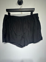 Versace Black Back Logo Shorts 34-38 AS IS