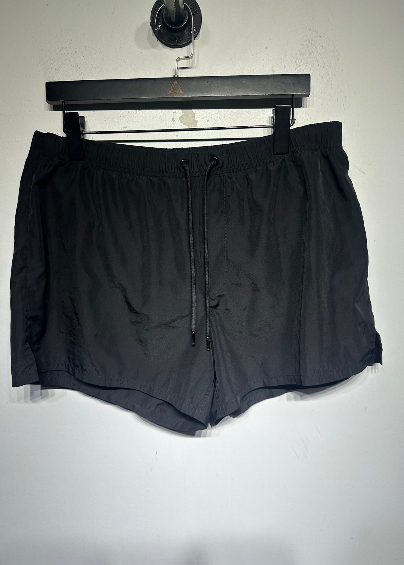 Versace Black Back Logo Shorts 34-38 AS IS