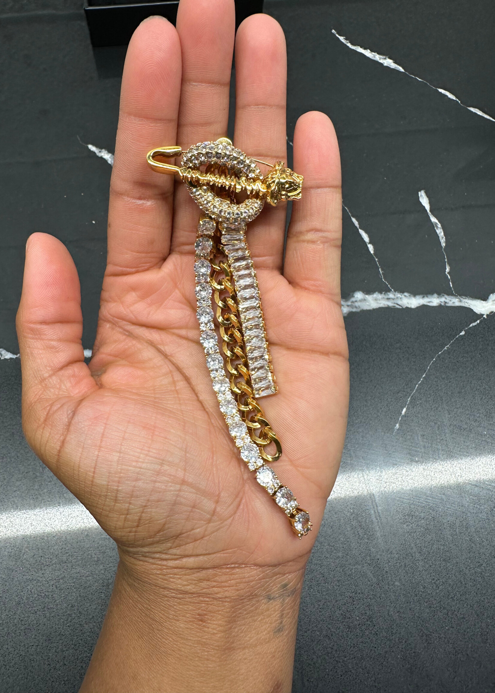 Versace Clash Drop Single Earring Retail: $432