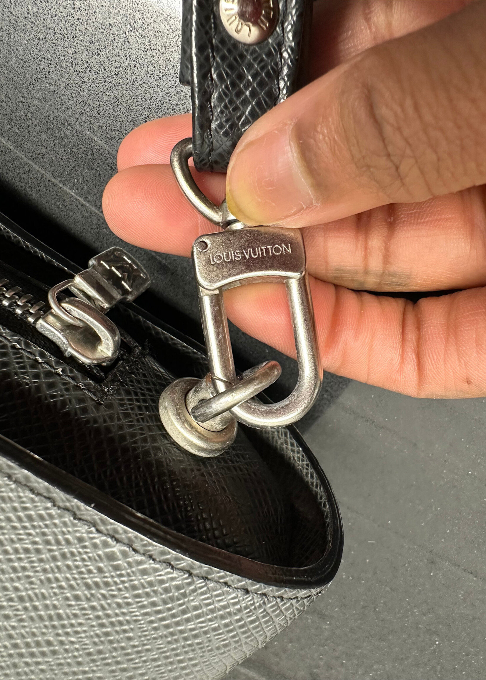 Louis Vuitton Grey Mini Zippy Bag