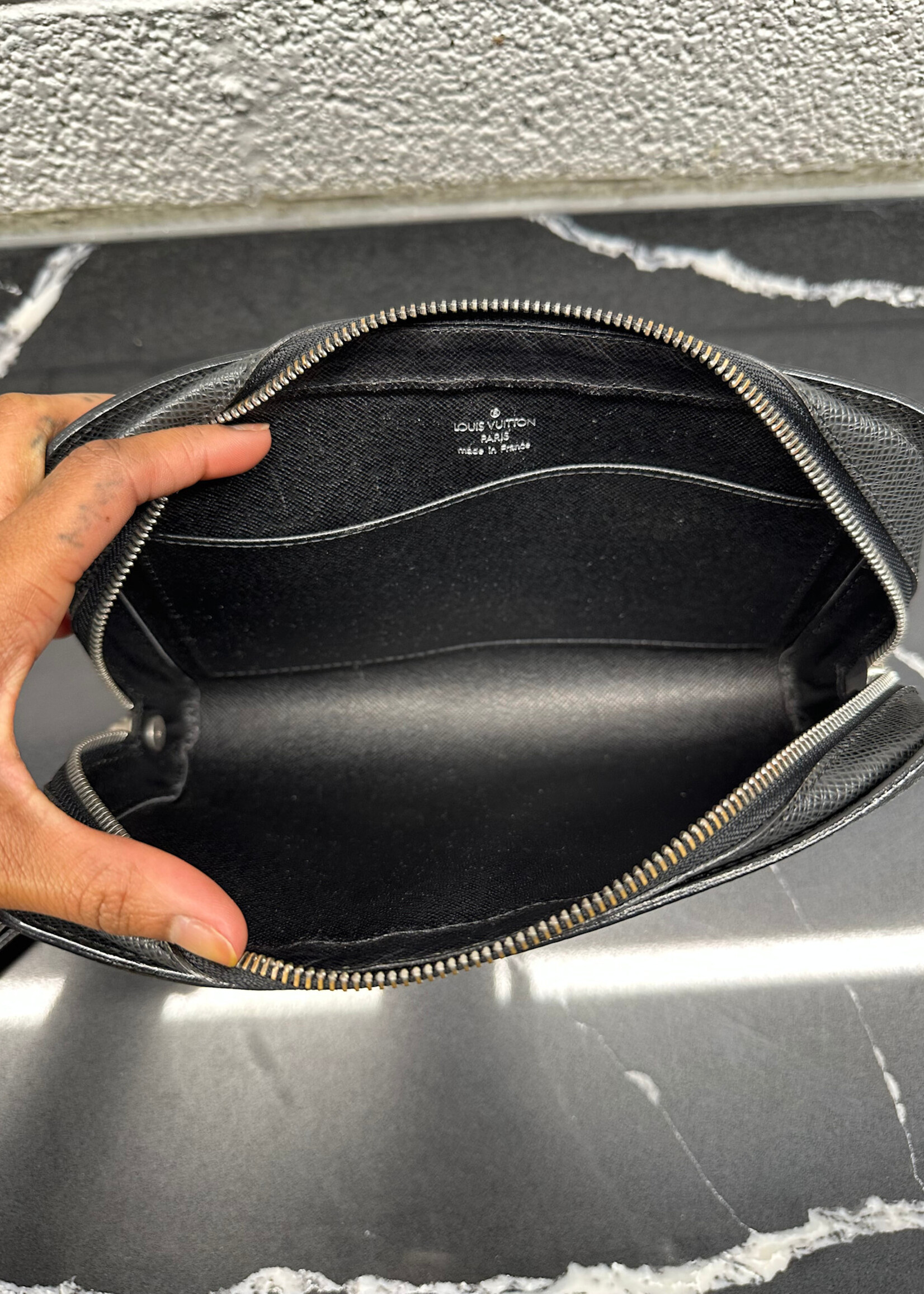 Louis Vuitton Grey Mini Zippy Bag