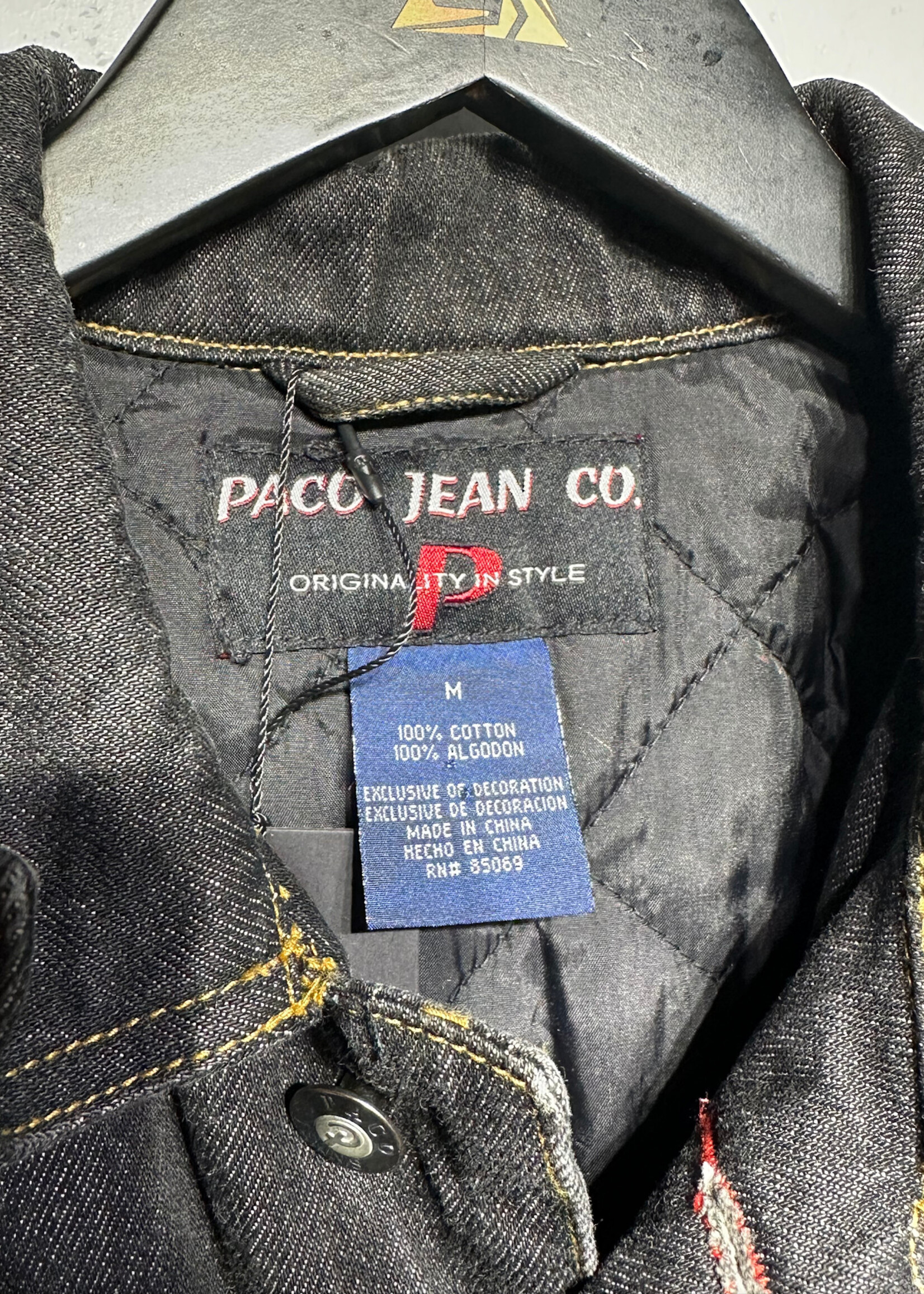 Paco Jean Co Y2K Denim Jacket M