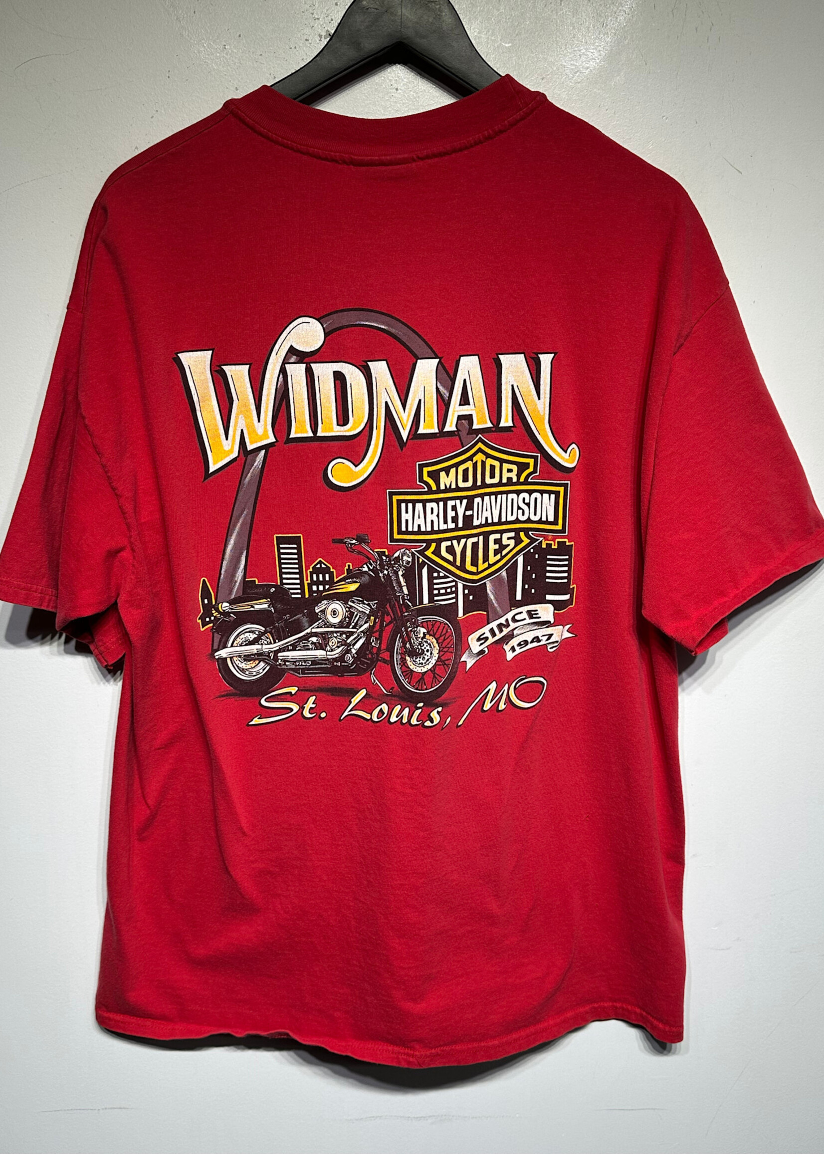 Harley Widman 90s Red Tee XL