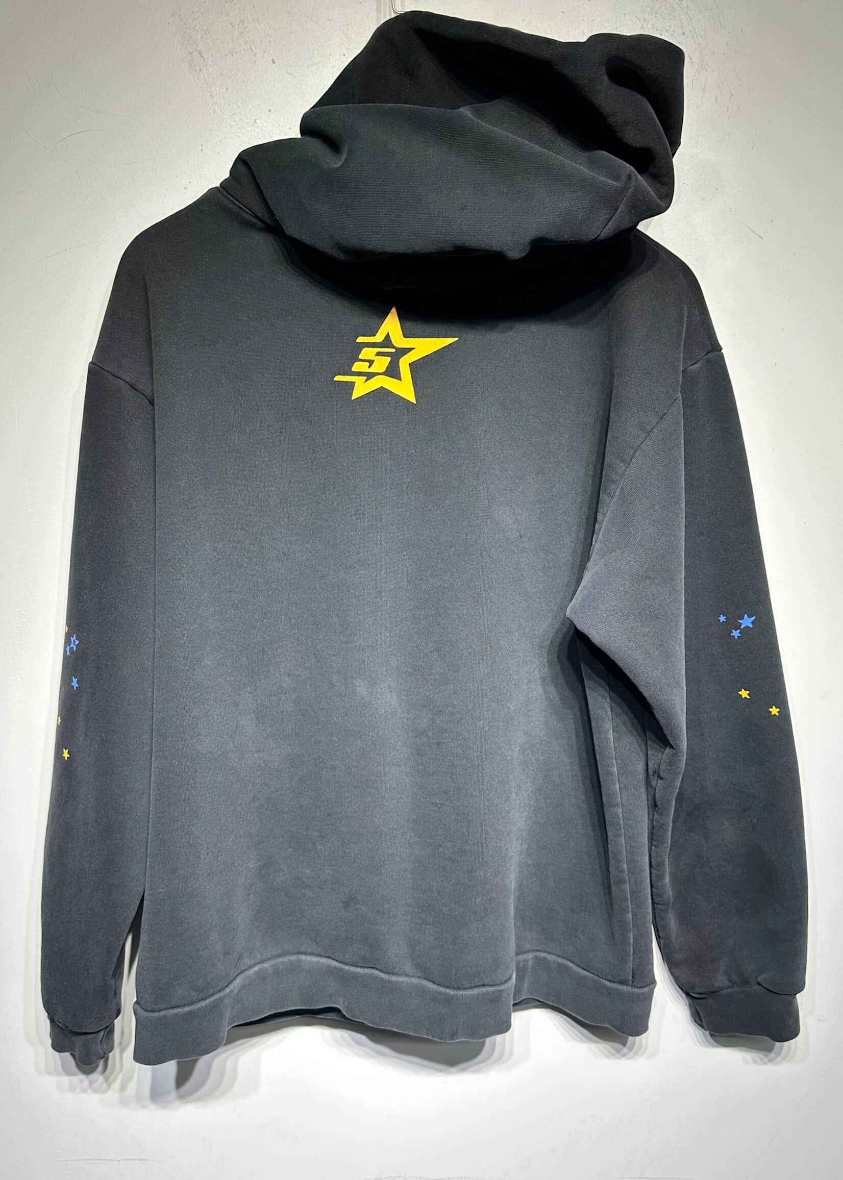 Spider Black Pink Logo Hoodie L