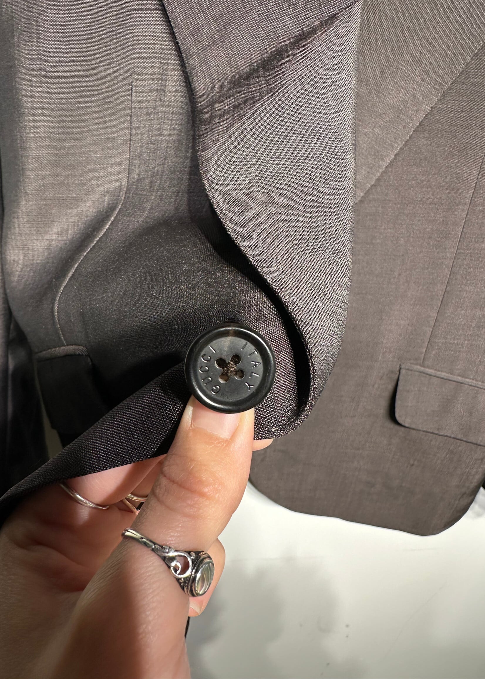 Gucci Tom Ford Brown Blazer 52/L As Is