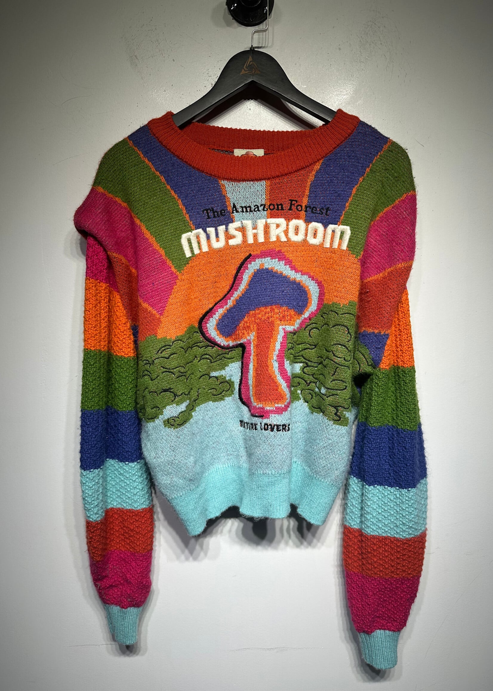 Farm Rio Amazing Forest Mushroom Sweater S