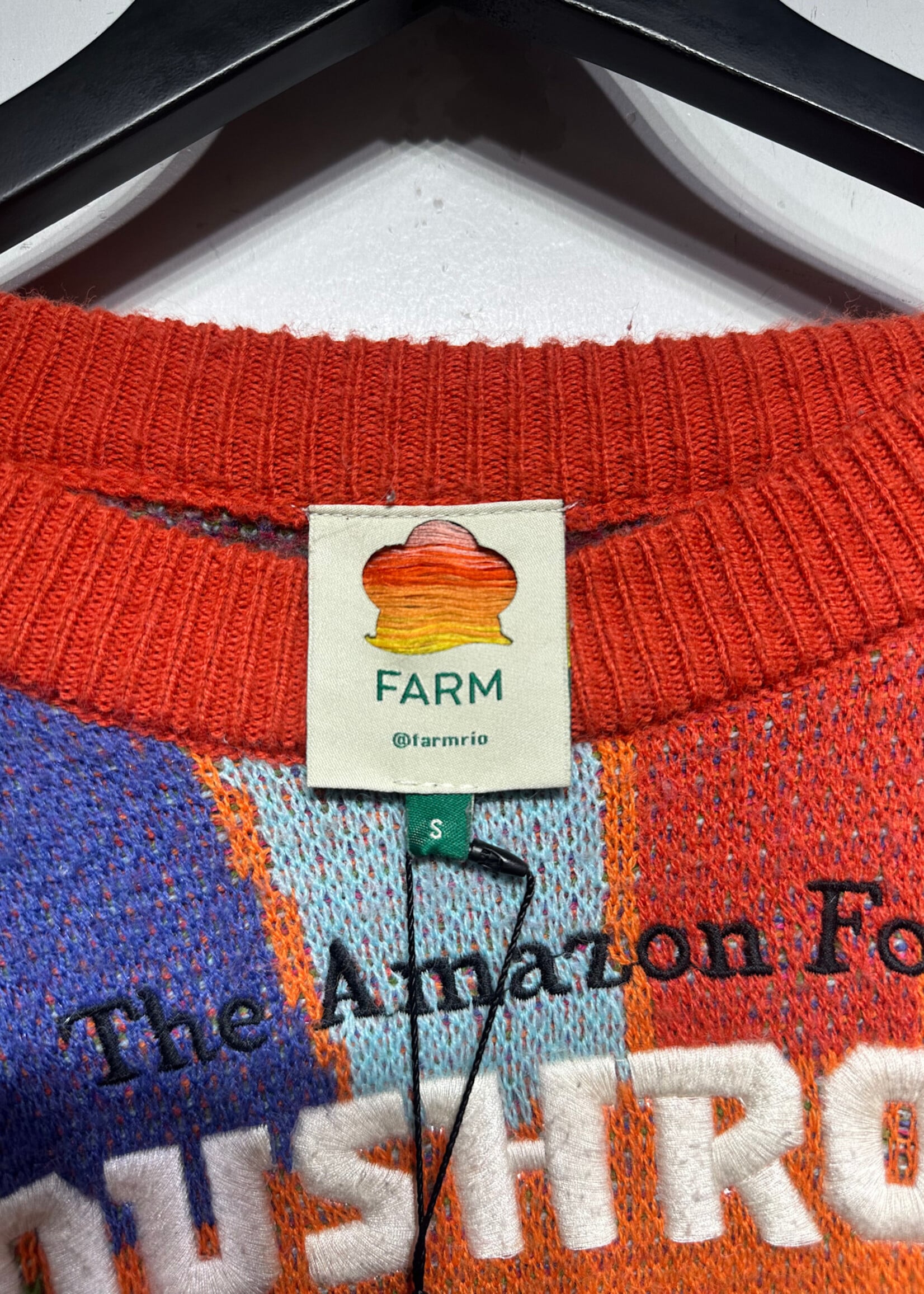 Farm Rio Amazing Forest Mushroom Sweater S