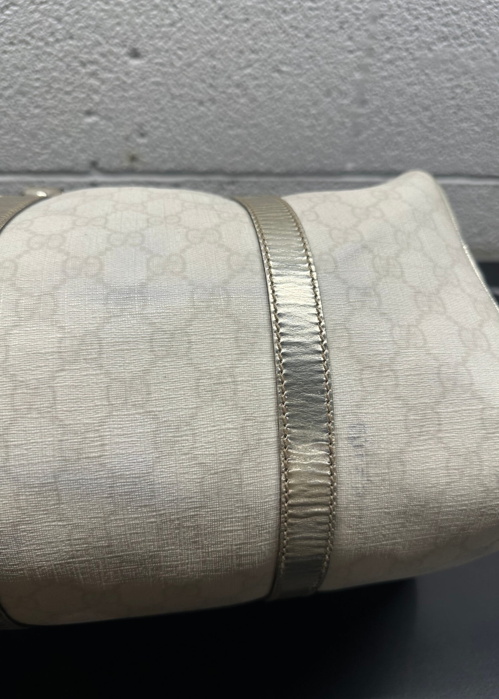 Gucci GG Silver Trim Boston