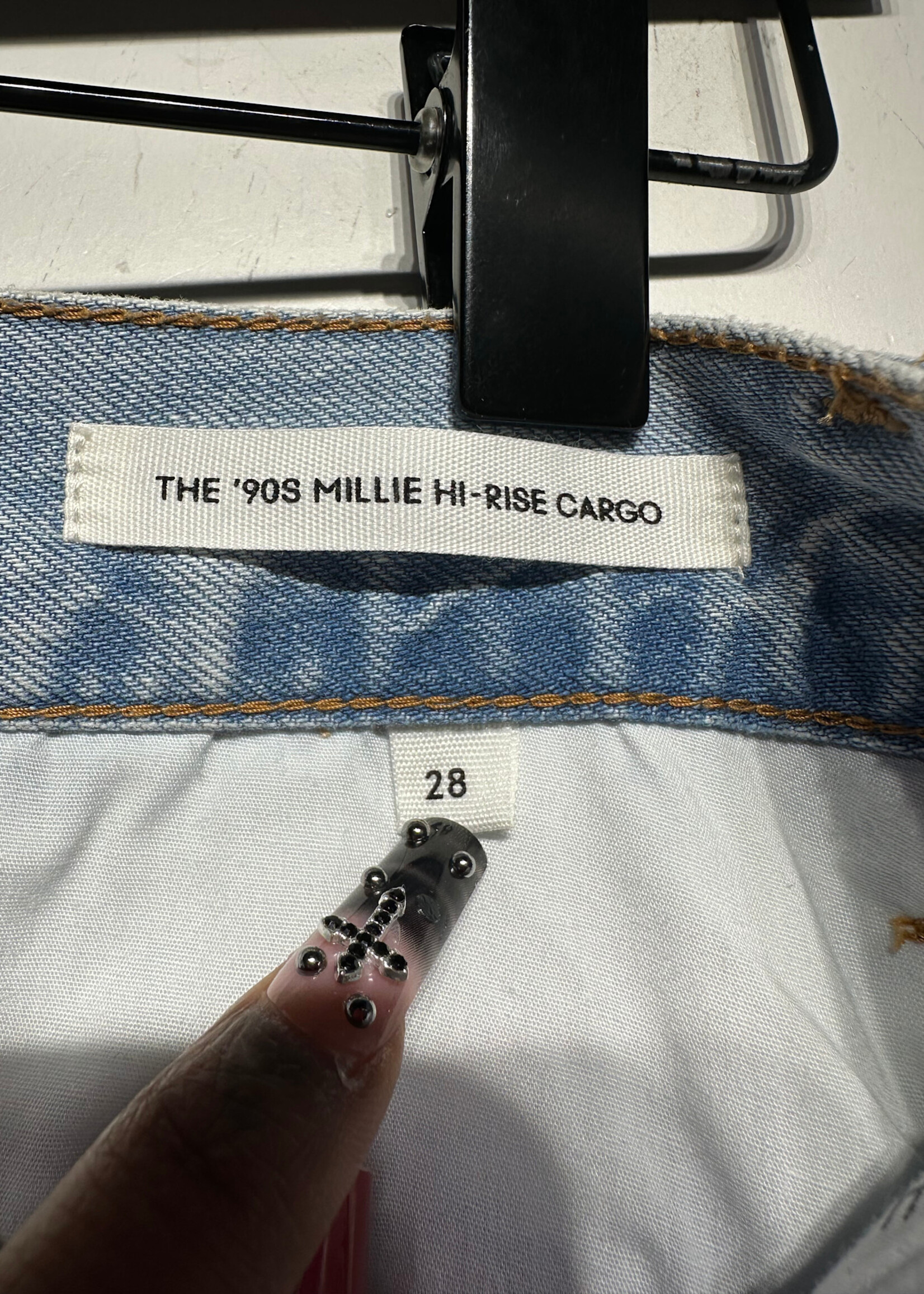 Denim Forum '90s Millie' Cargo Jeans 28