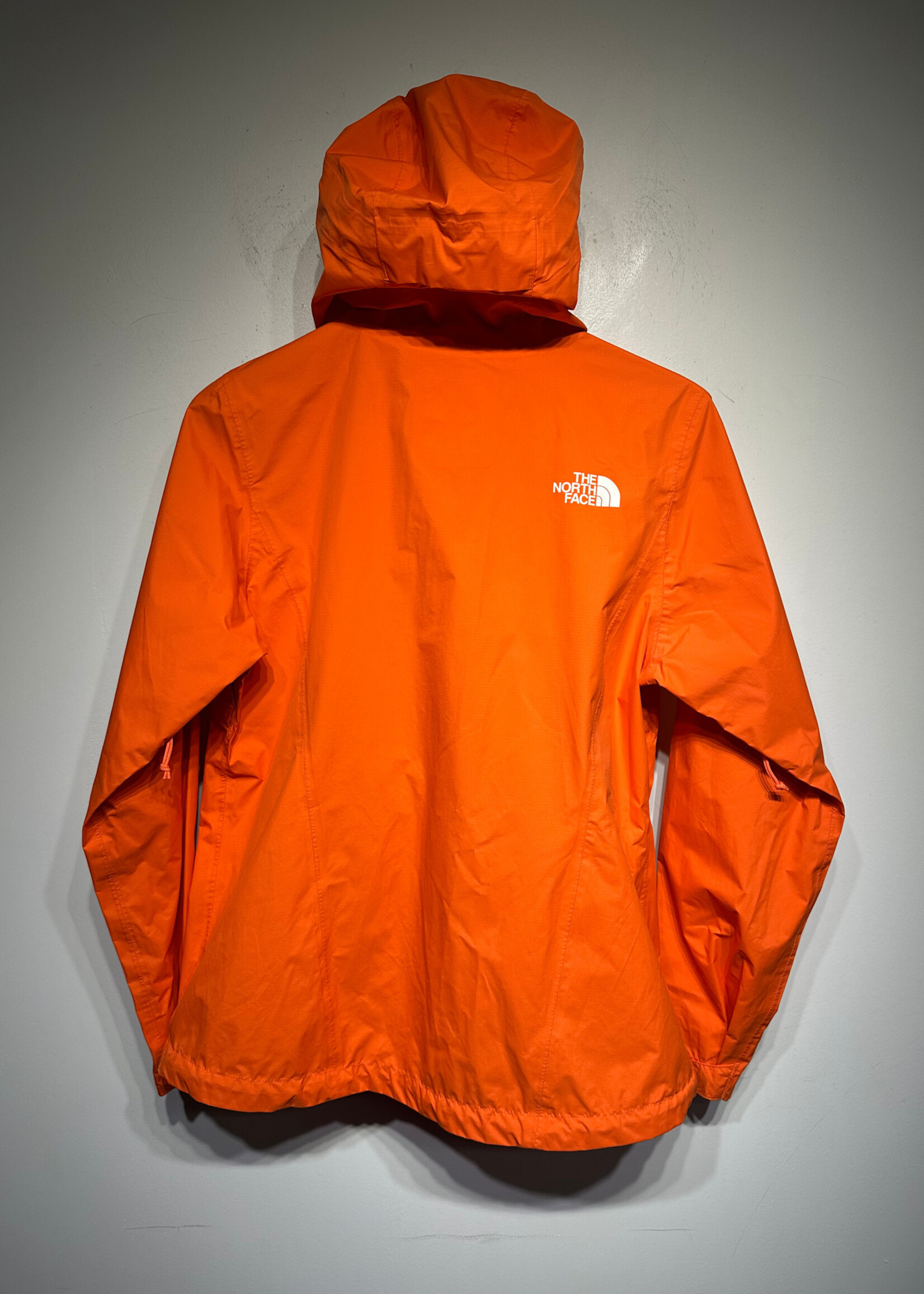 North Face Bright Orange Shell Jacket Fem M