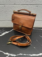 Coach Willis Vintage Tan Satchel As Is
