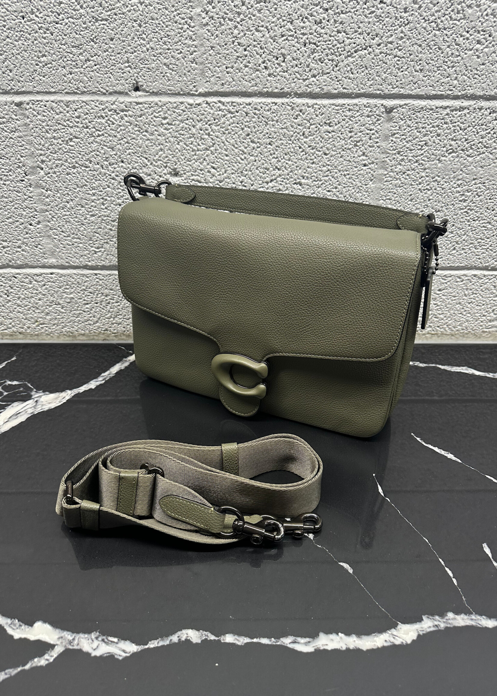 Coach 1941 Khaki Soft Tabby Messenger Bag