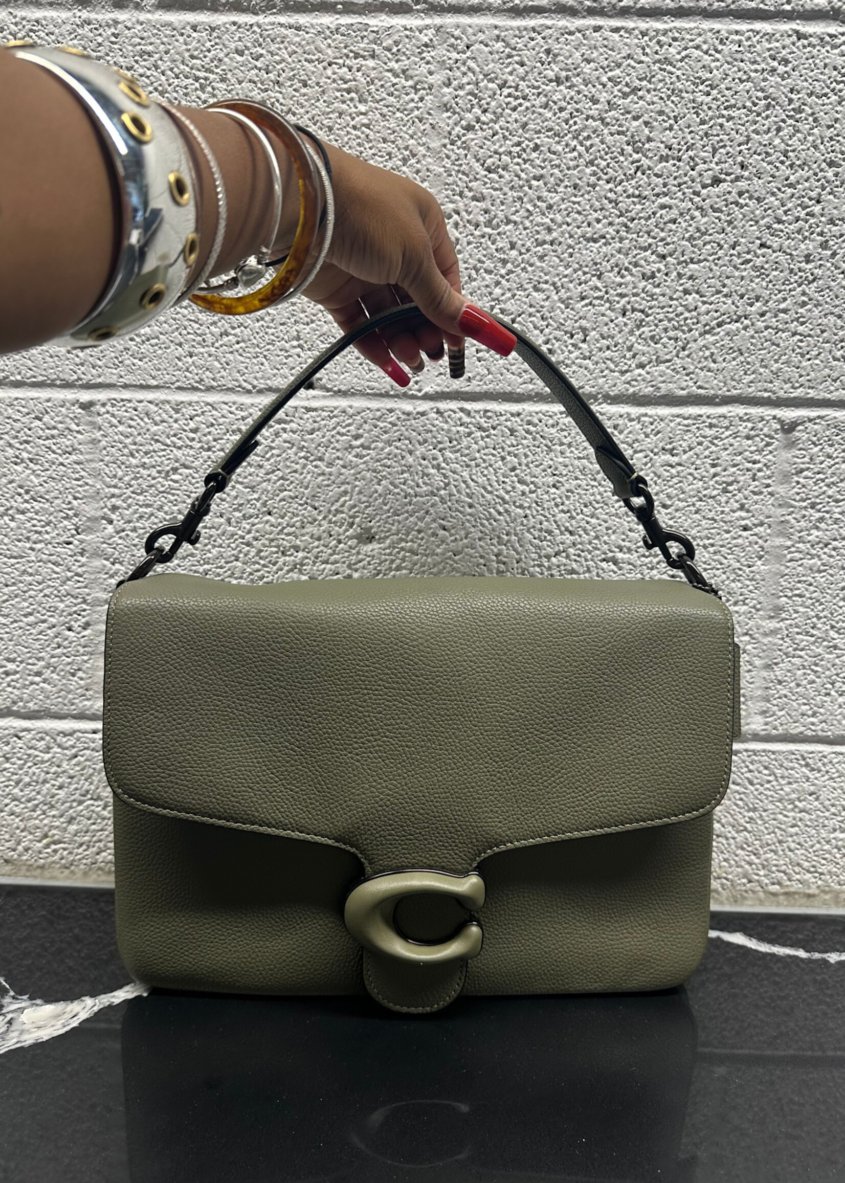 Coach 1941 Khaki Soft Tabby Messenger Bag