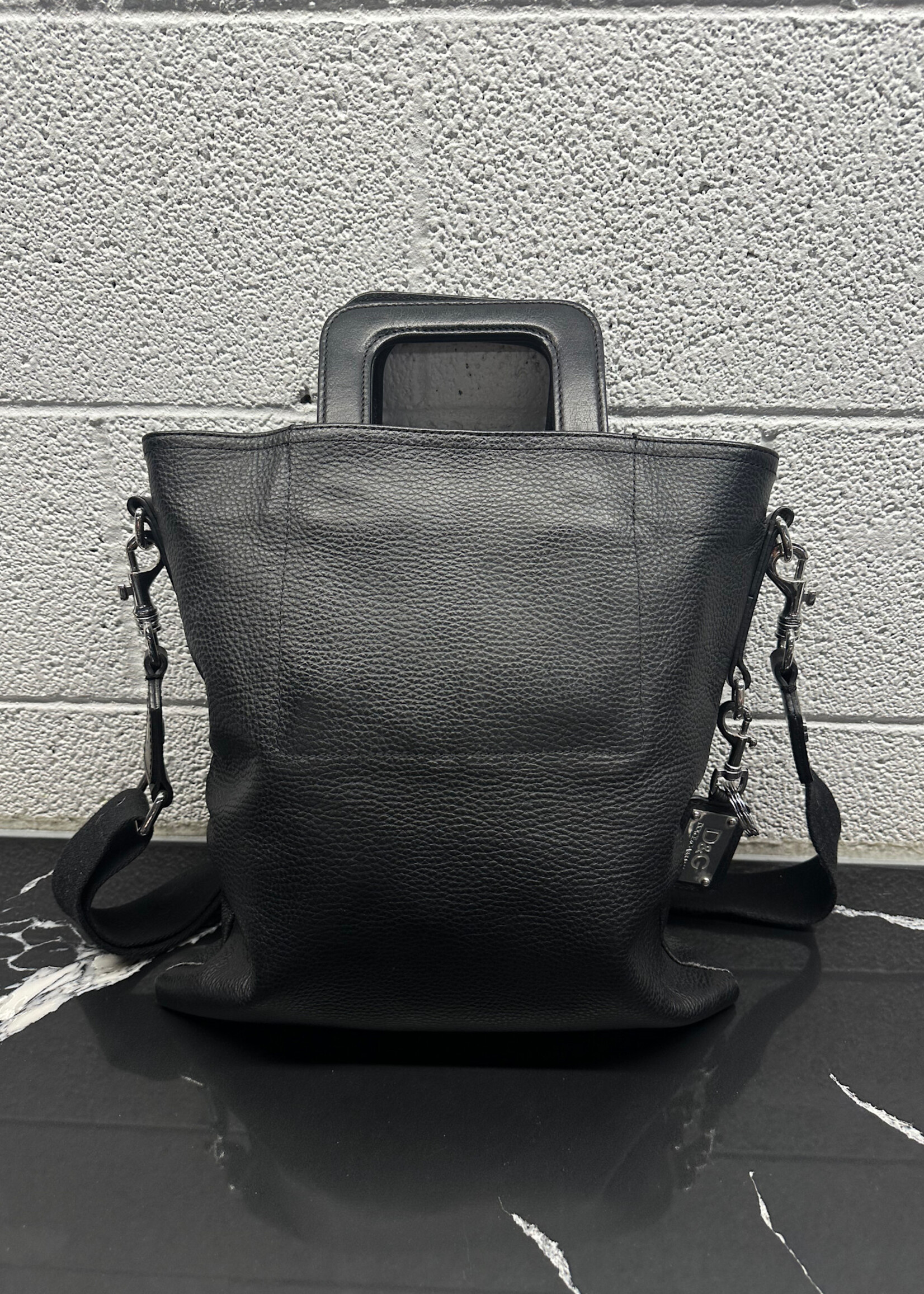 Dolce & Gabbana Leather Top Handle Crossbody
