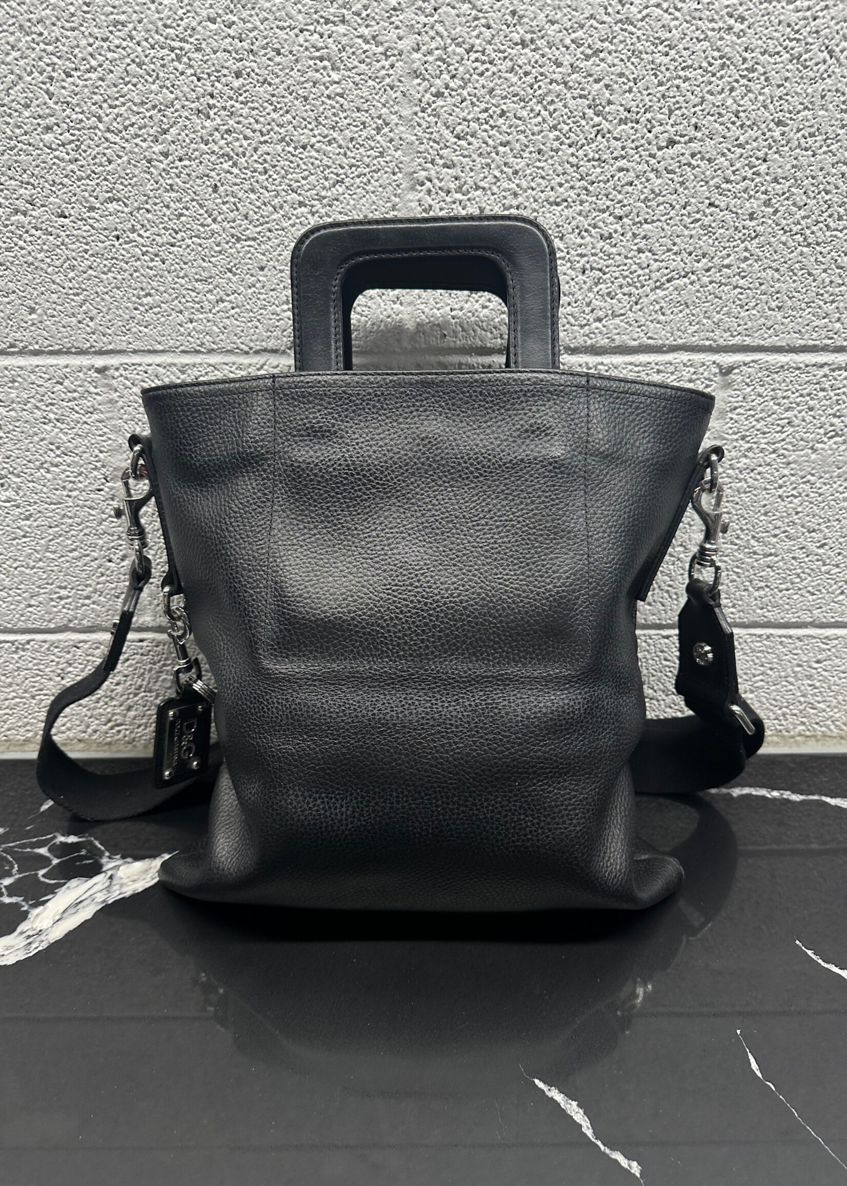 Dolce & Gabbana Leather Top Handle Crossbody