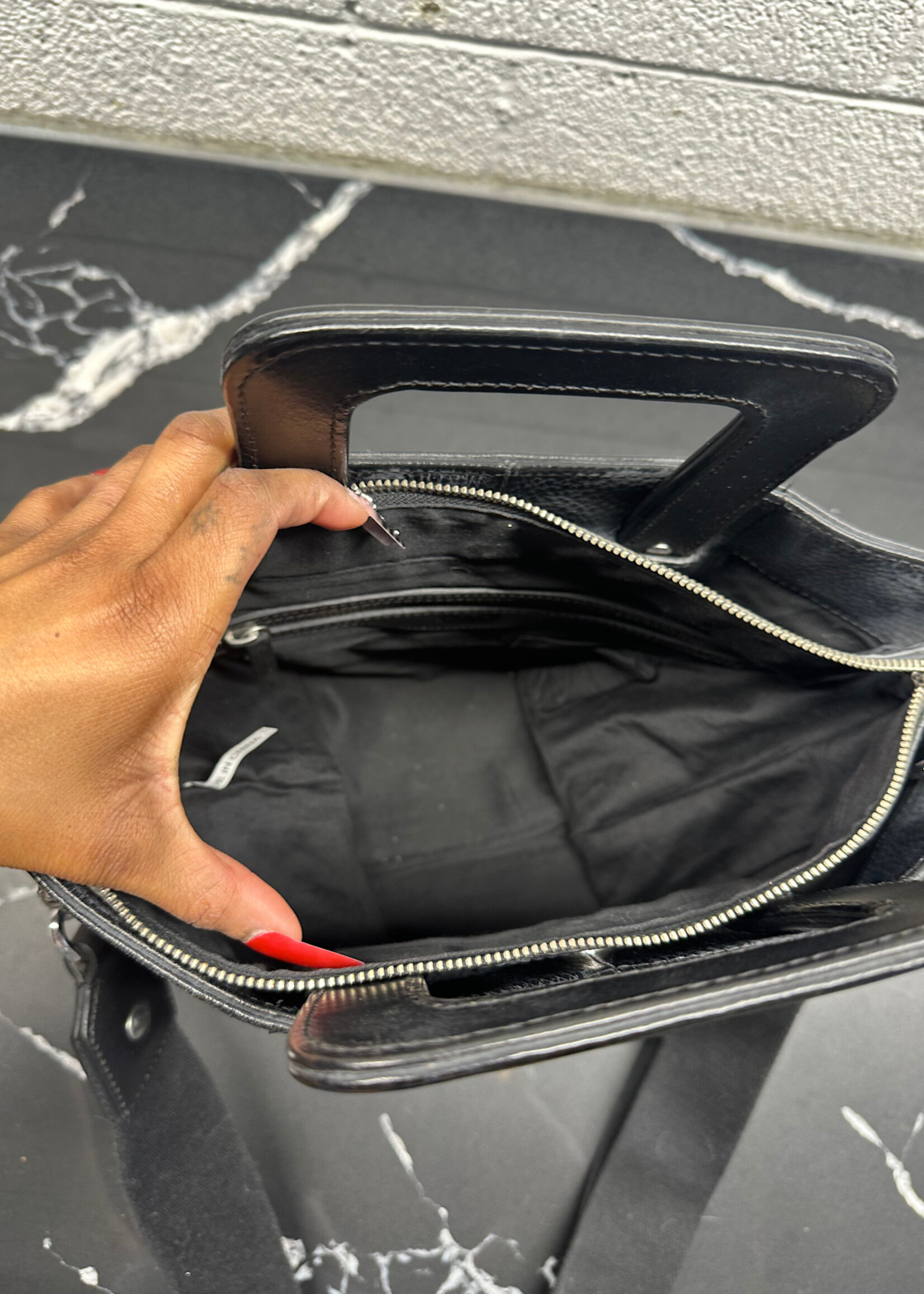 Dolce & Gabbana Leather Top Handle Crossbody