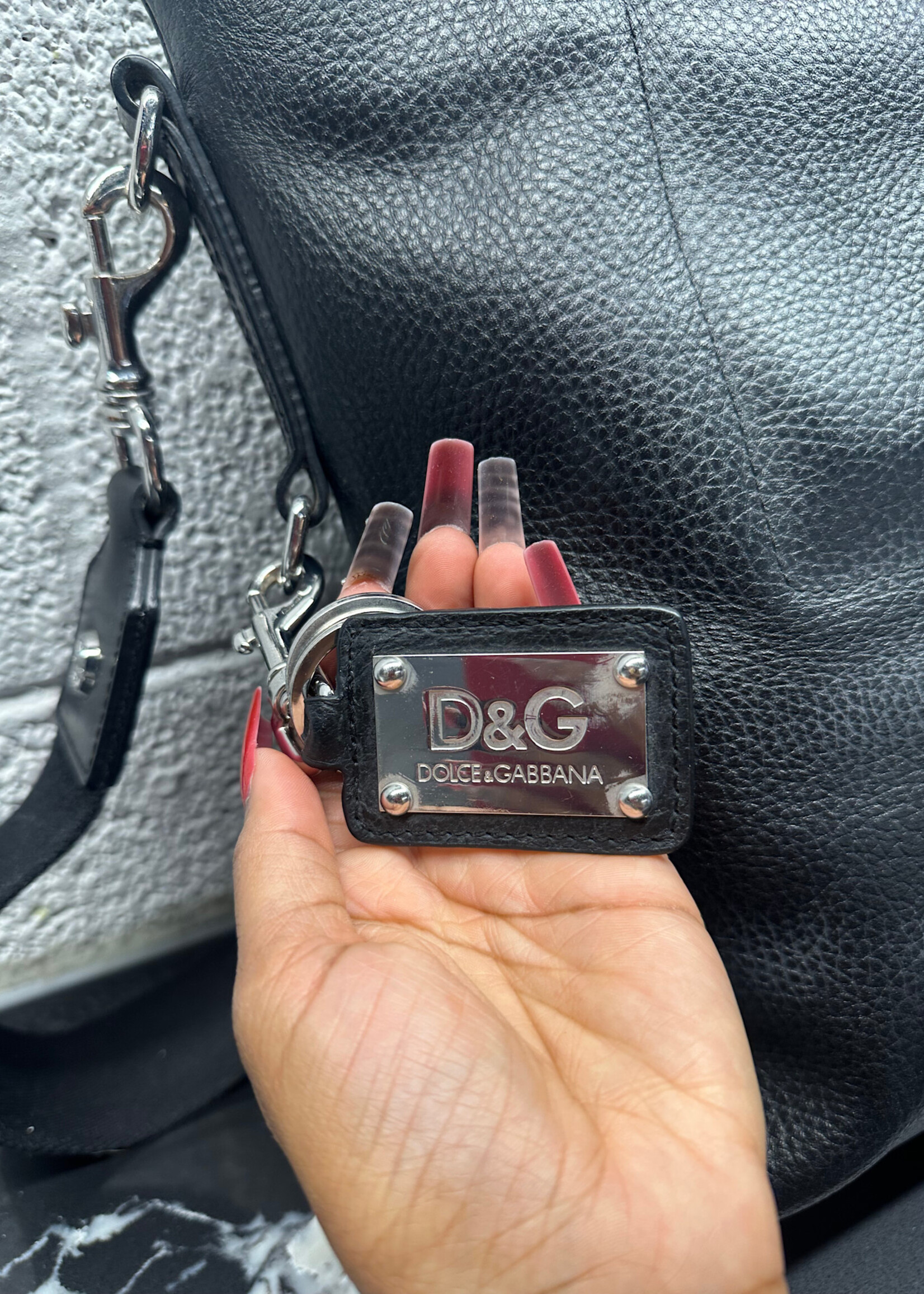 Dolce & Gabbana Leather Top Handle Crossbody