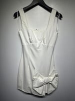 Elliatt White Bow Strap Dress S