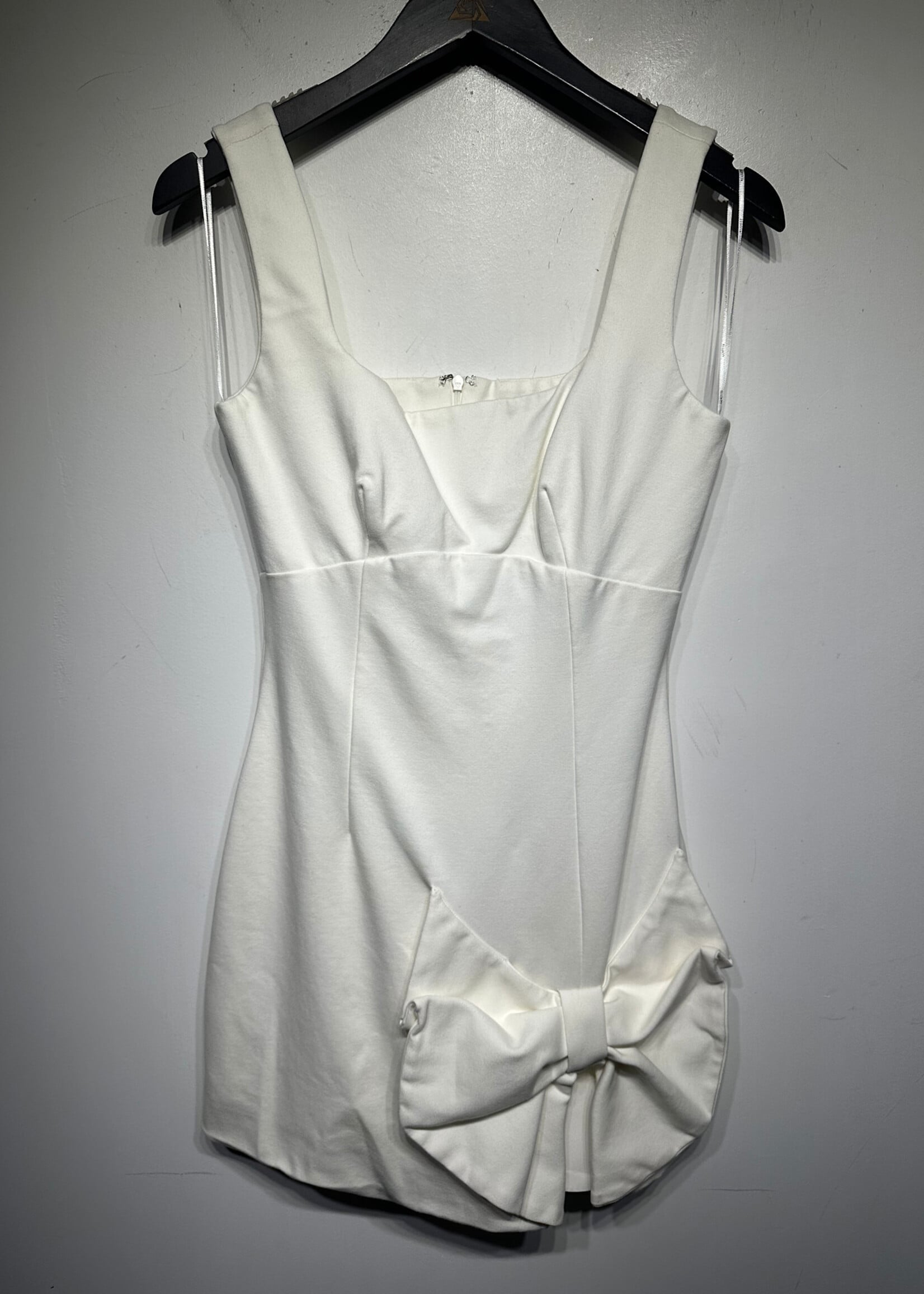 Elliatt White Bow Strap Dress S