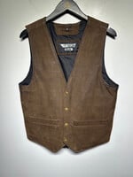 Biker's Club Brown Suede Vest Masc S