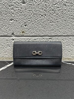 Ferragamo Black Horsebit Wallet