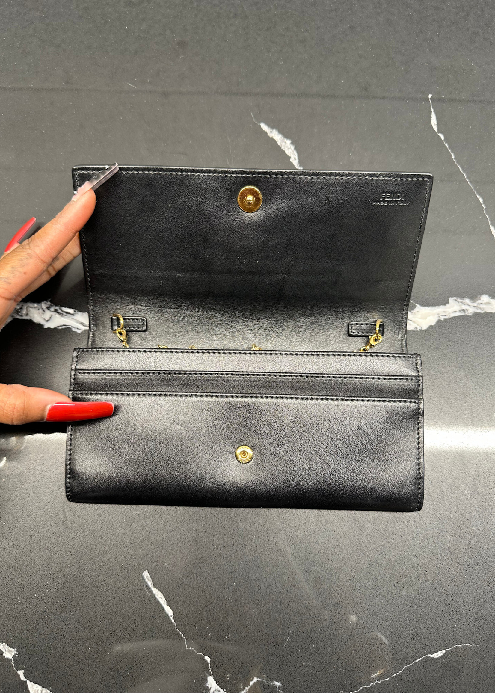 Fendi By The Wallet Chain Wallet