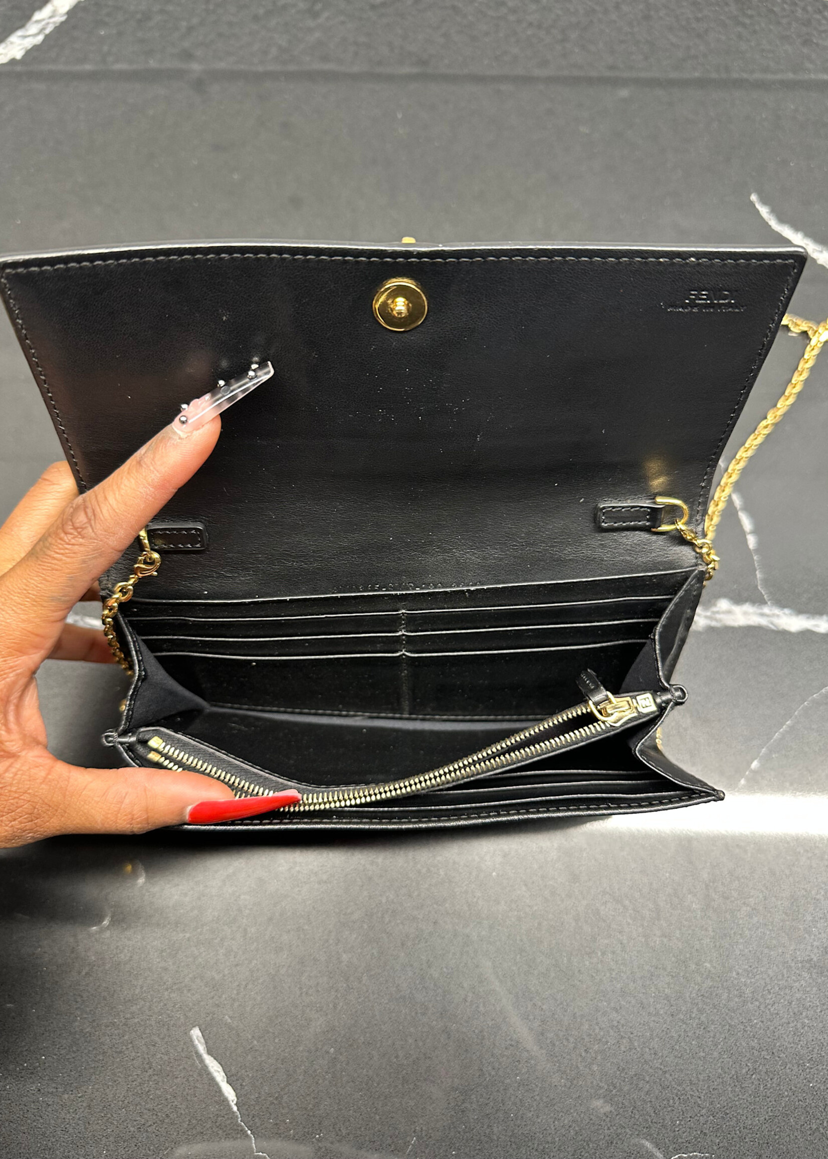 Fendi By The Wallet Chain Wallet