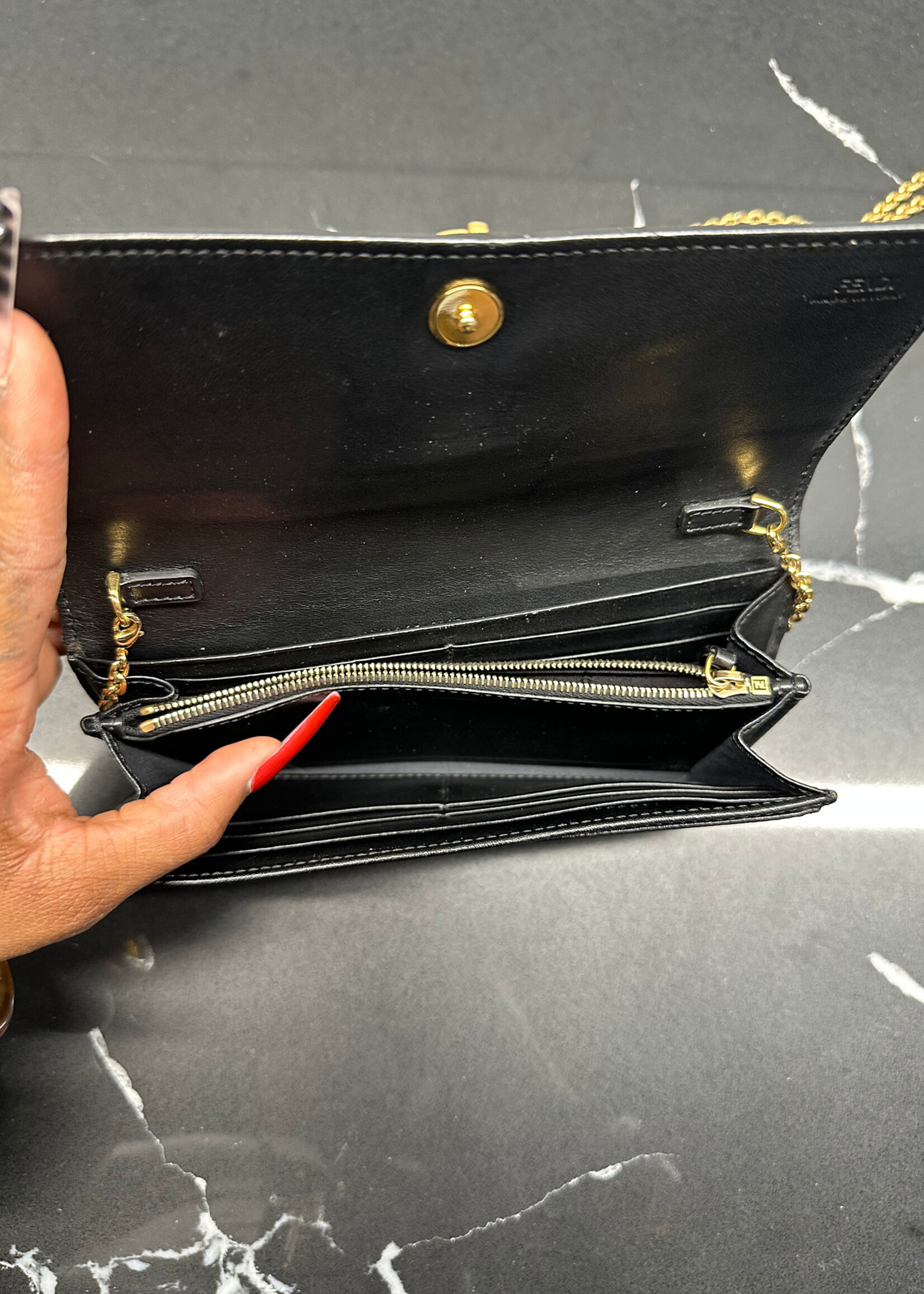 Fendi By The Wallet Chain Wallet