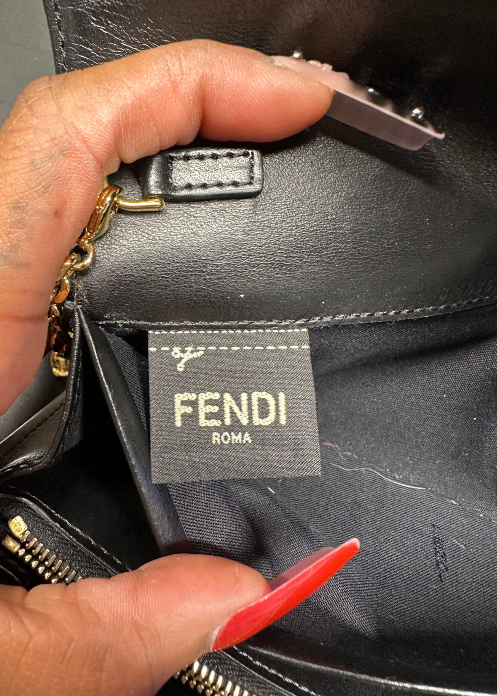 Fendi By The Wallet Chain Wallet