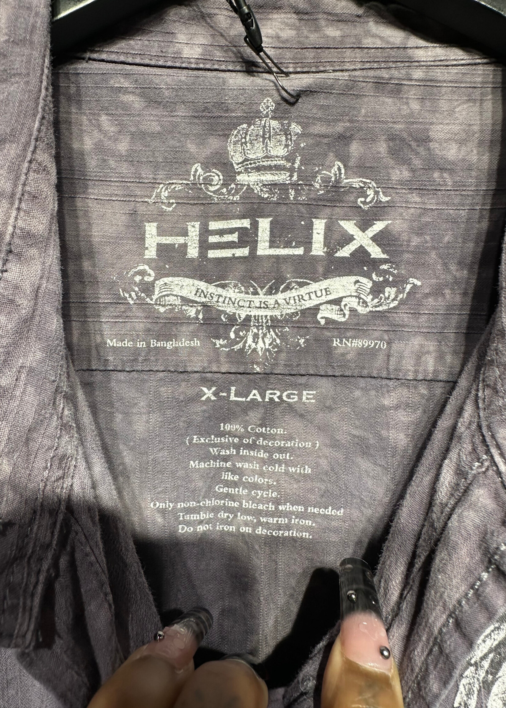 Helix Y2K Purple Cross BU XL