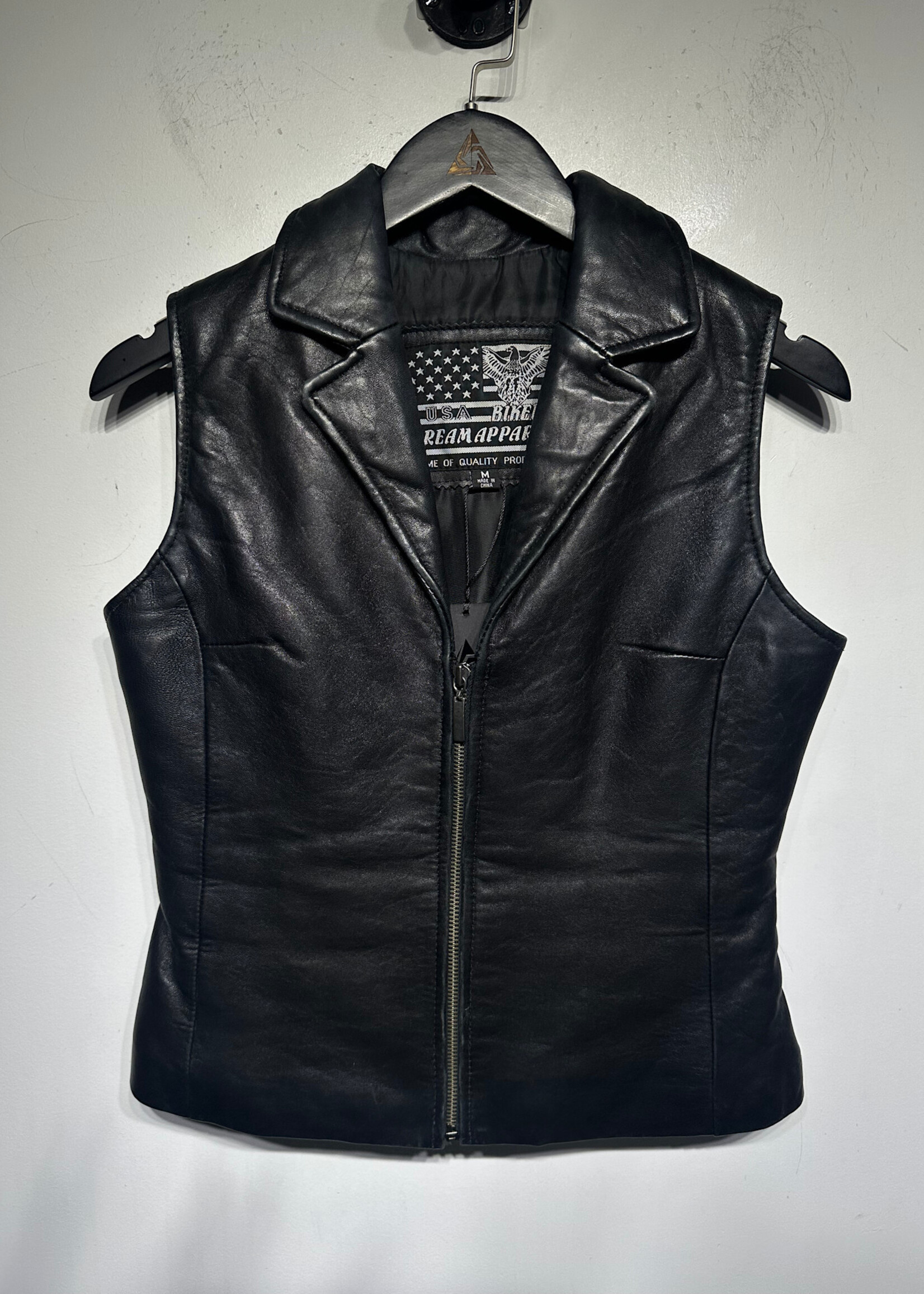 USA Dream Bikers Leather Vest M